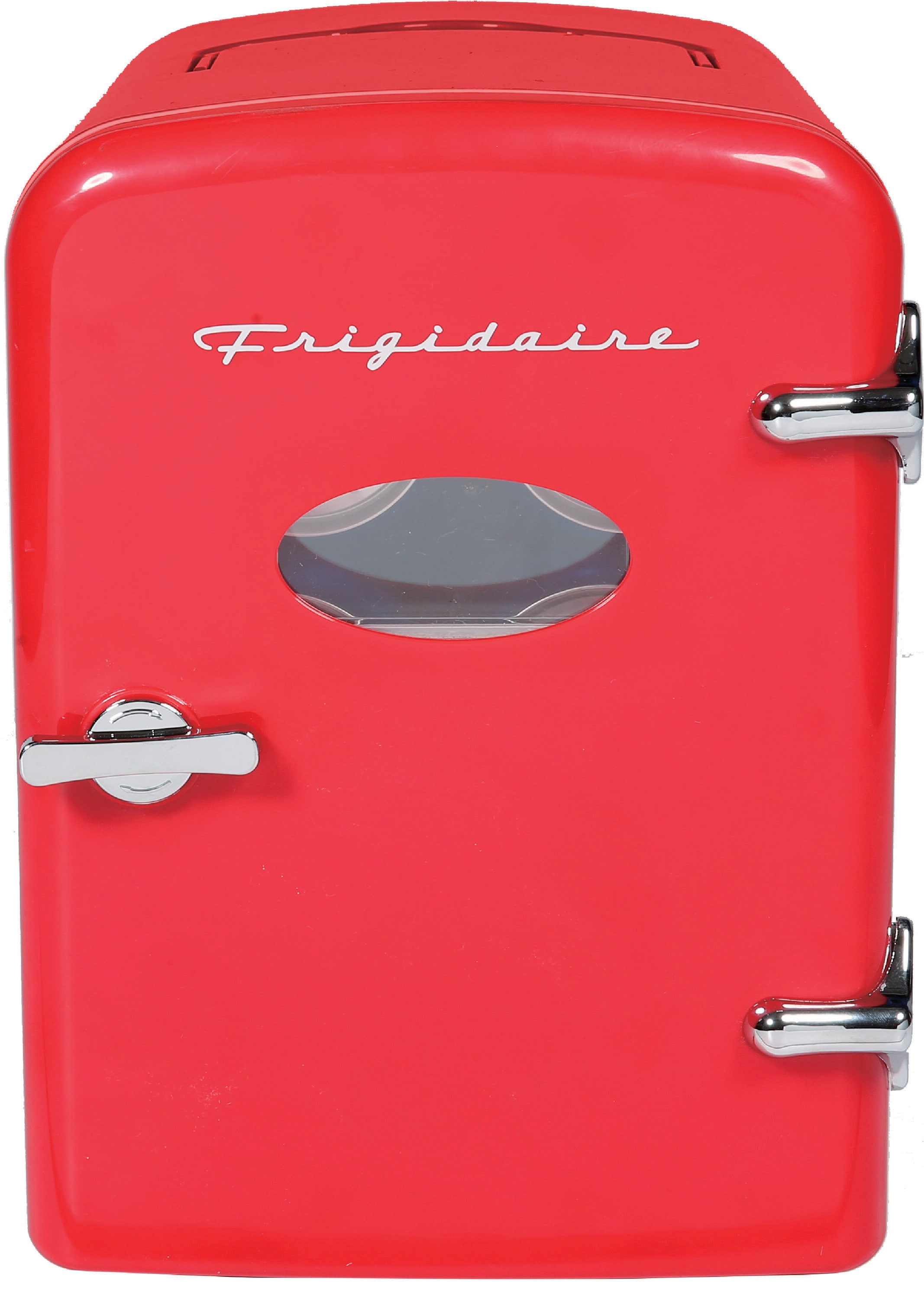 Frigidaire EFMIS197-RED 8-in W 9 -Can Capacity Red Freestanding Indoor Beverage Refrigerator