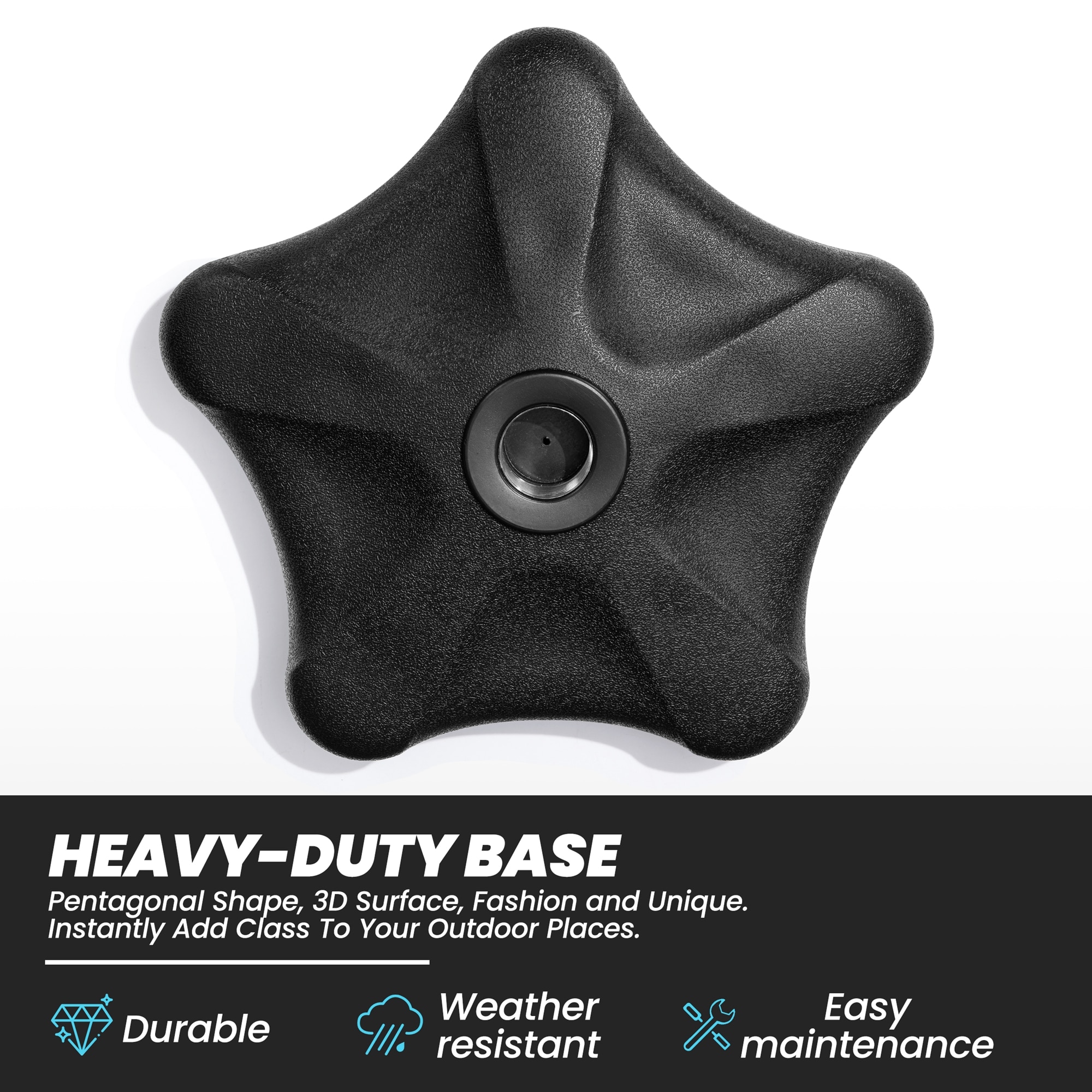 Crestlive Products CL-UB018BLK Umbrella-Bases - View #8