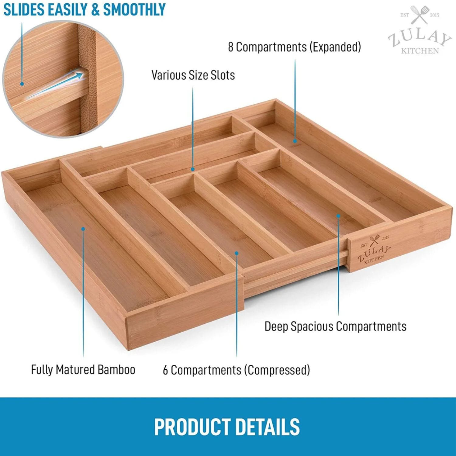 Zulay Kitchen 093674187139 Pull-Out-Cabinet-Baskets - View #3