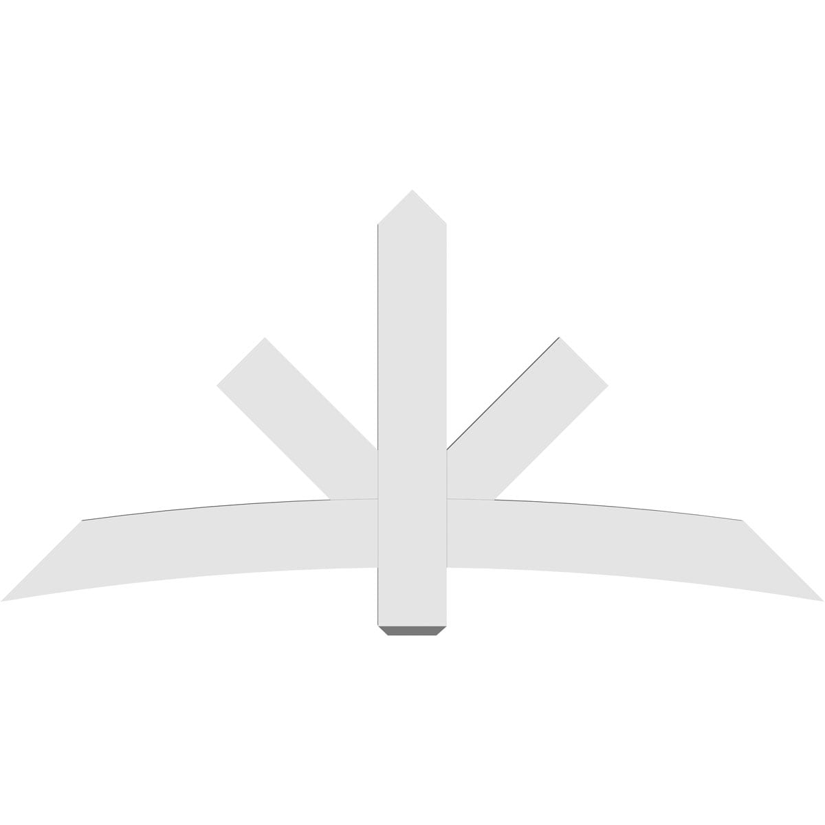 Ekena Millwork GBP072X36X0206ALB00 Exterior-Brackets-Braces - View #4