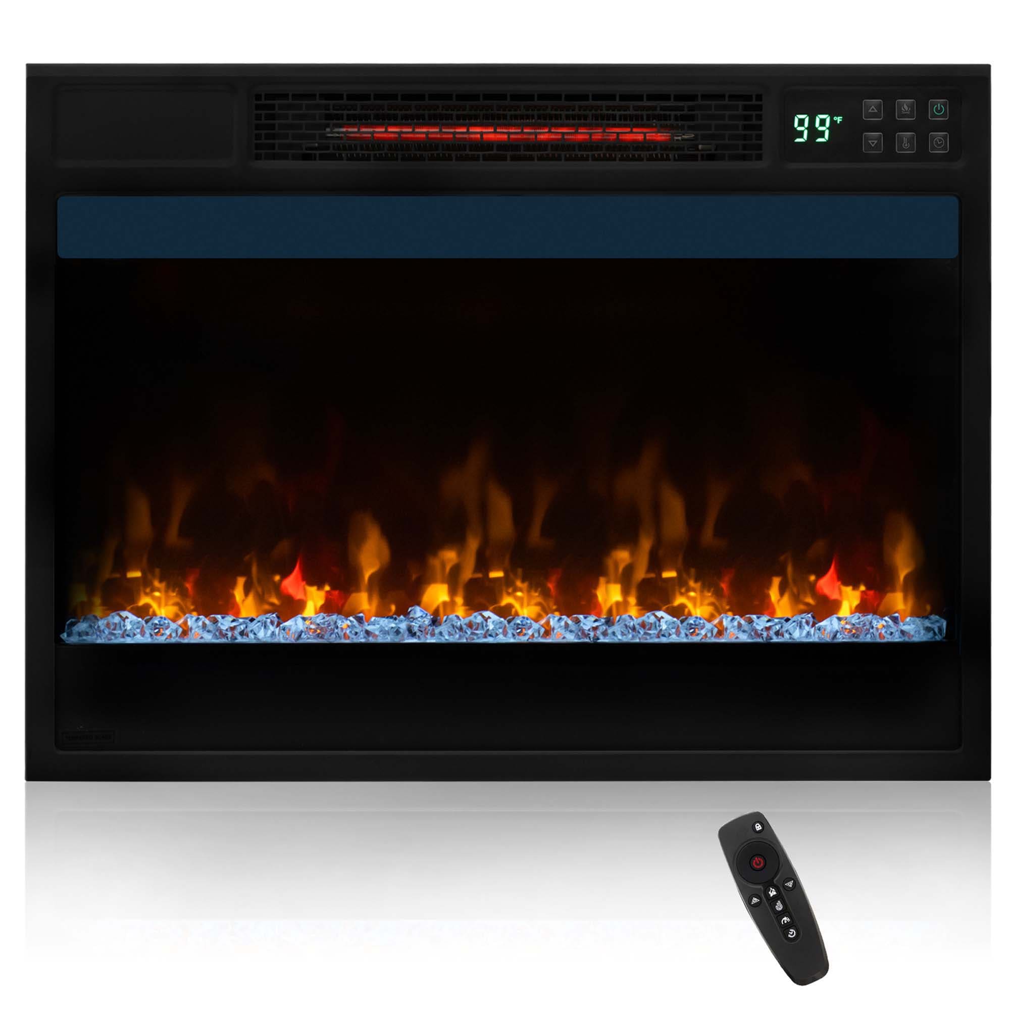 Goplus FP10357US-BK 5-Inches Black Electric Fireplace Insert
