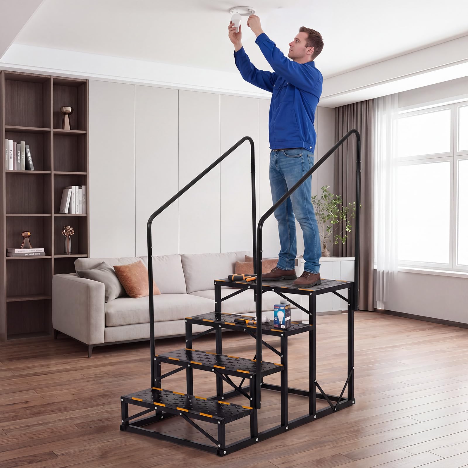 GarveeLife CLJ-ZDUEOWYLDKLV45 Step-Ladders - View #4