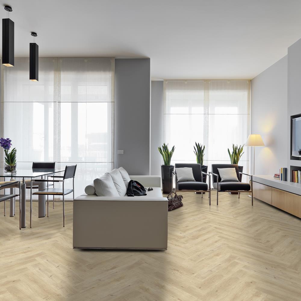 Wood Plank, Luvanto White Oak QAF-LVP-18, LVT Flooring