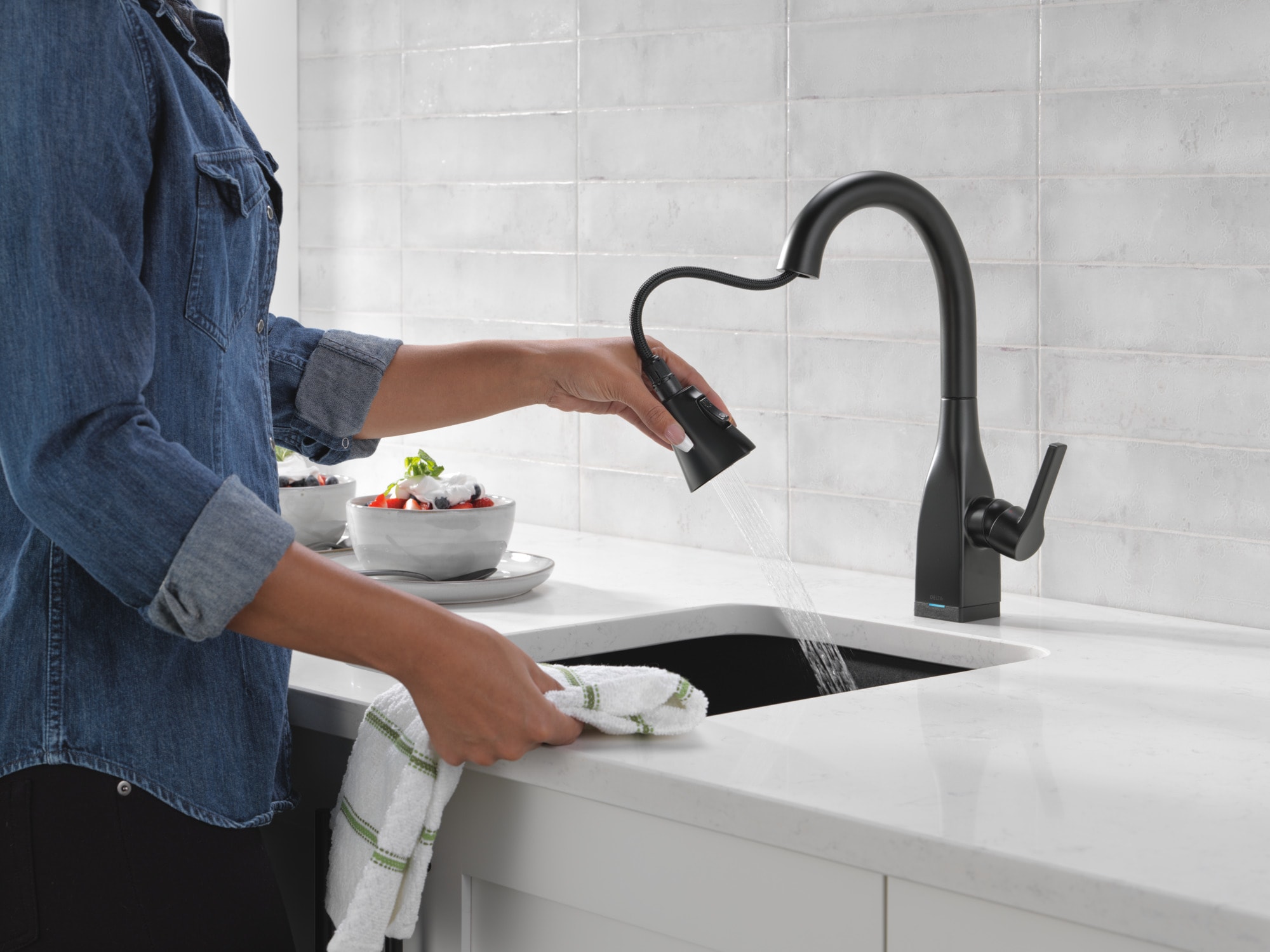 Delta 9983T-BL-DST Kitchen-Faucets - View #9