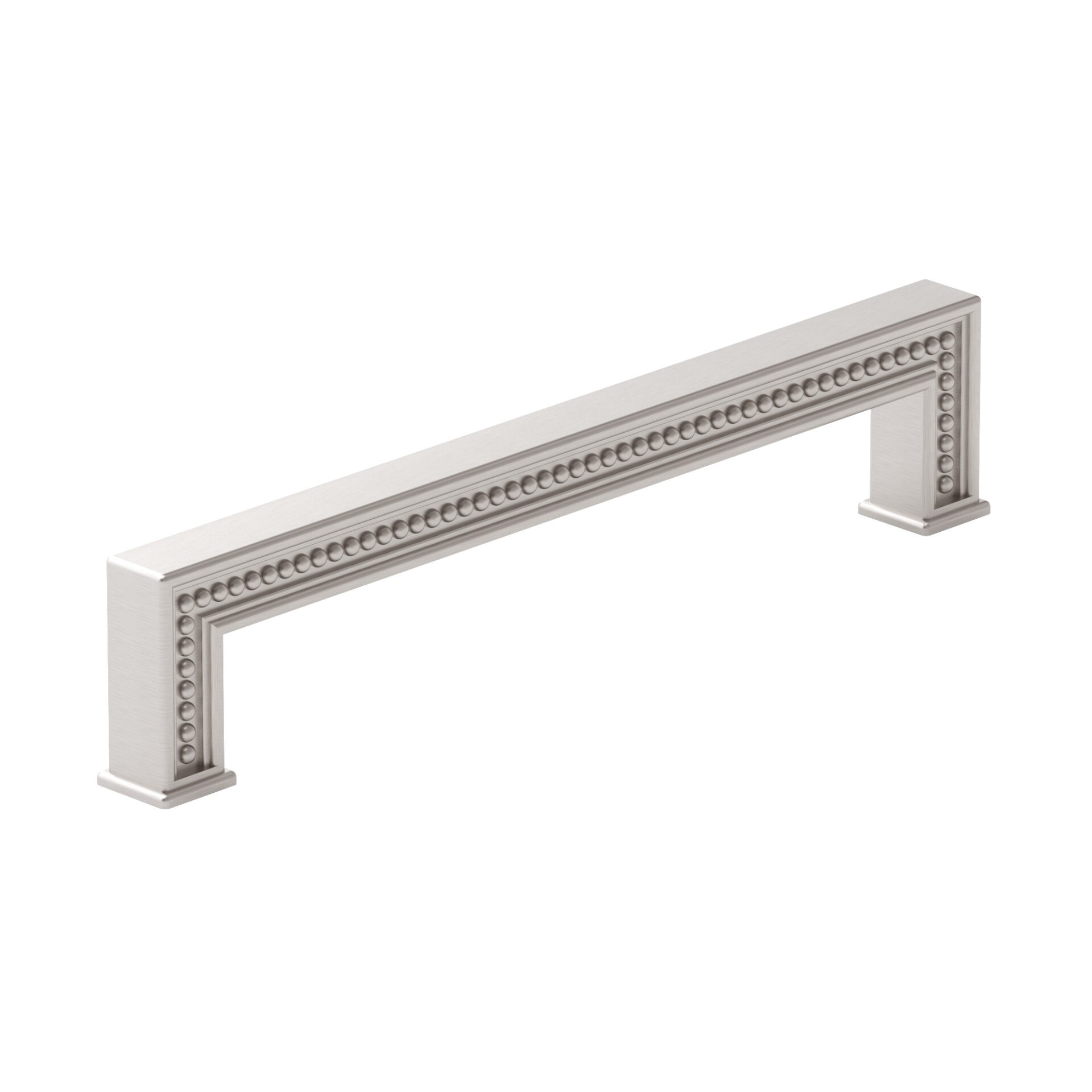 Richelieu BP8795192195 Torcello 7-9/16-in , 192mm Center to Center Brushed Nickel Rectangular Handle