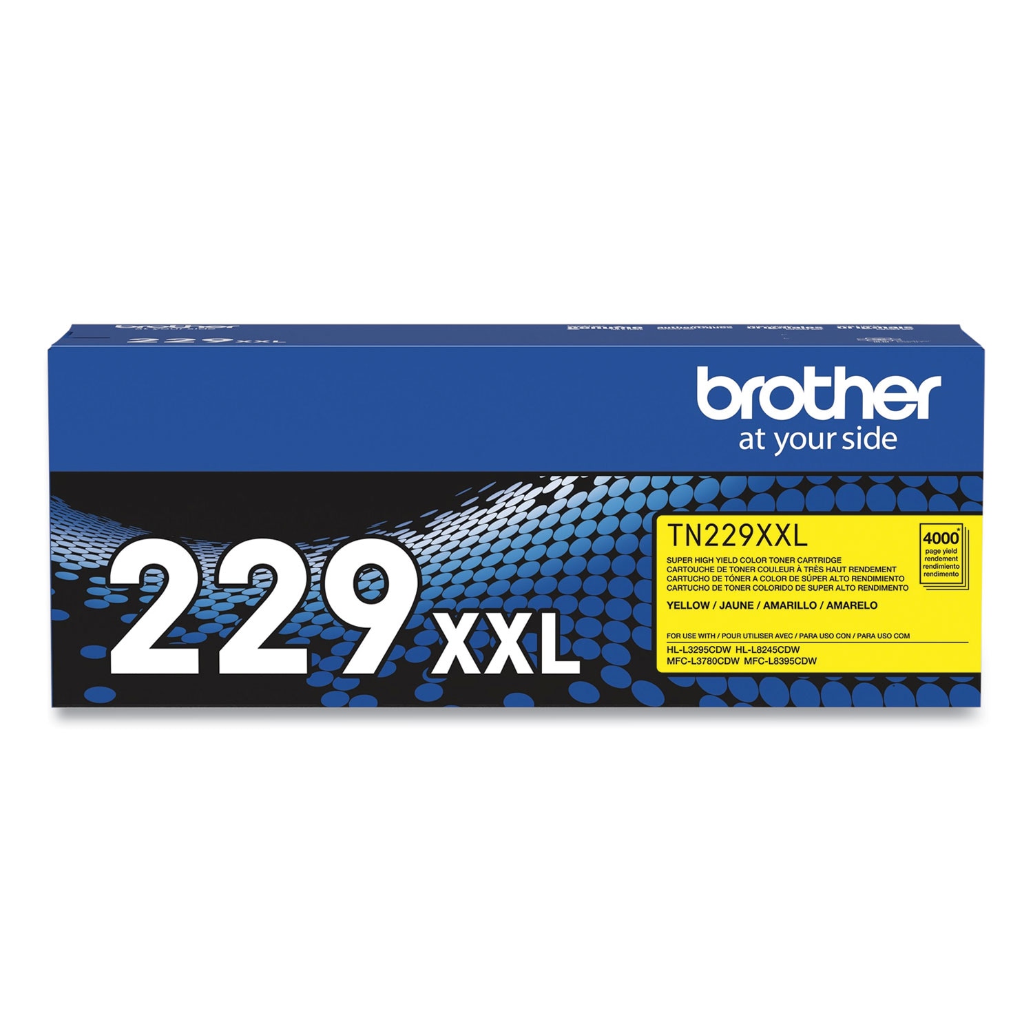Brother TN229XXLY Super High-Yield Toner 4000 Page-Yield Yellow