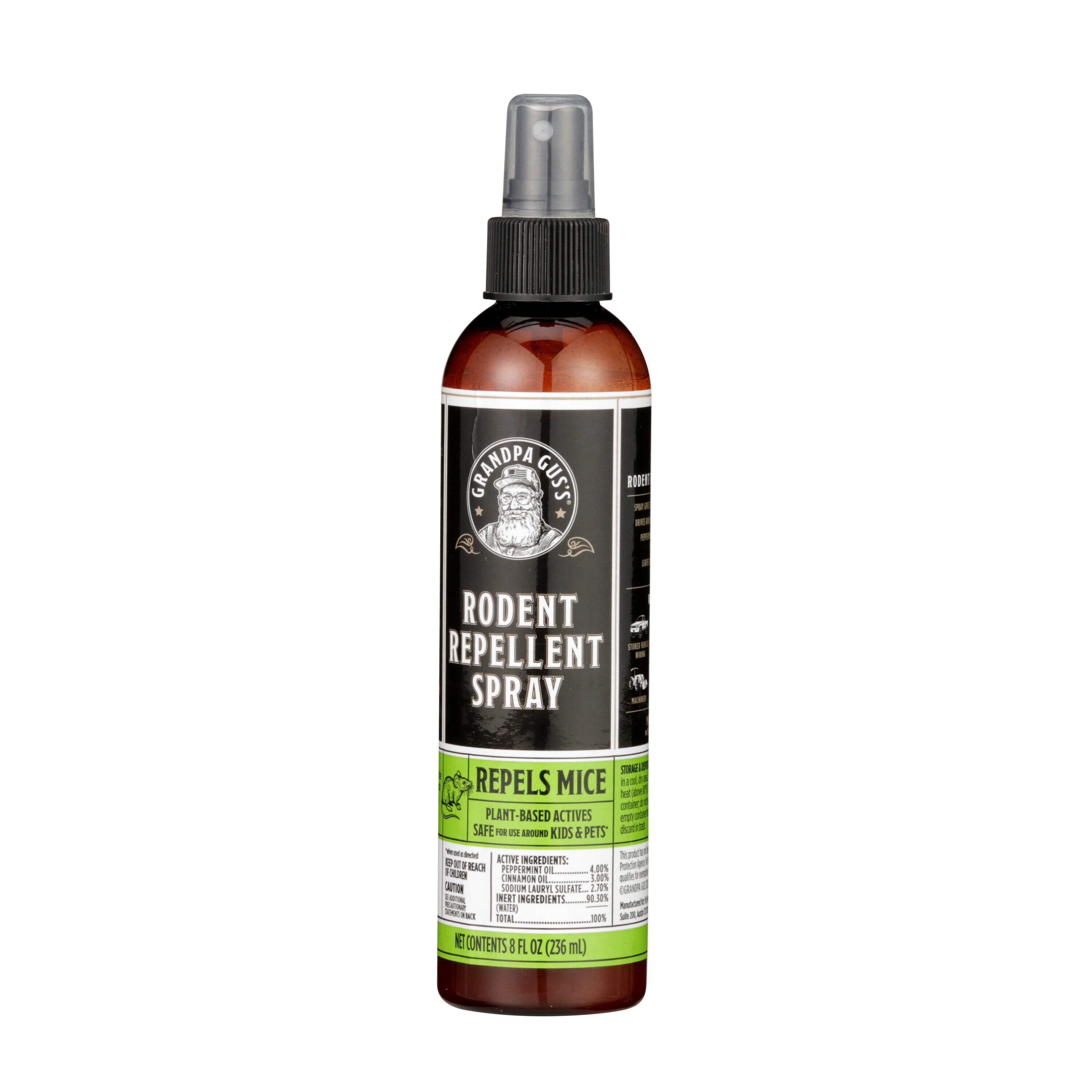 Grandpa Gus's Mouse Repellent Spray - Natural Peppermint & Cinnamon