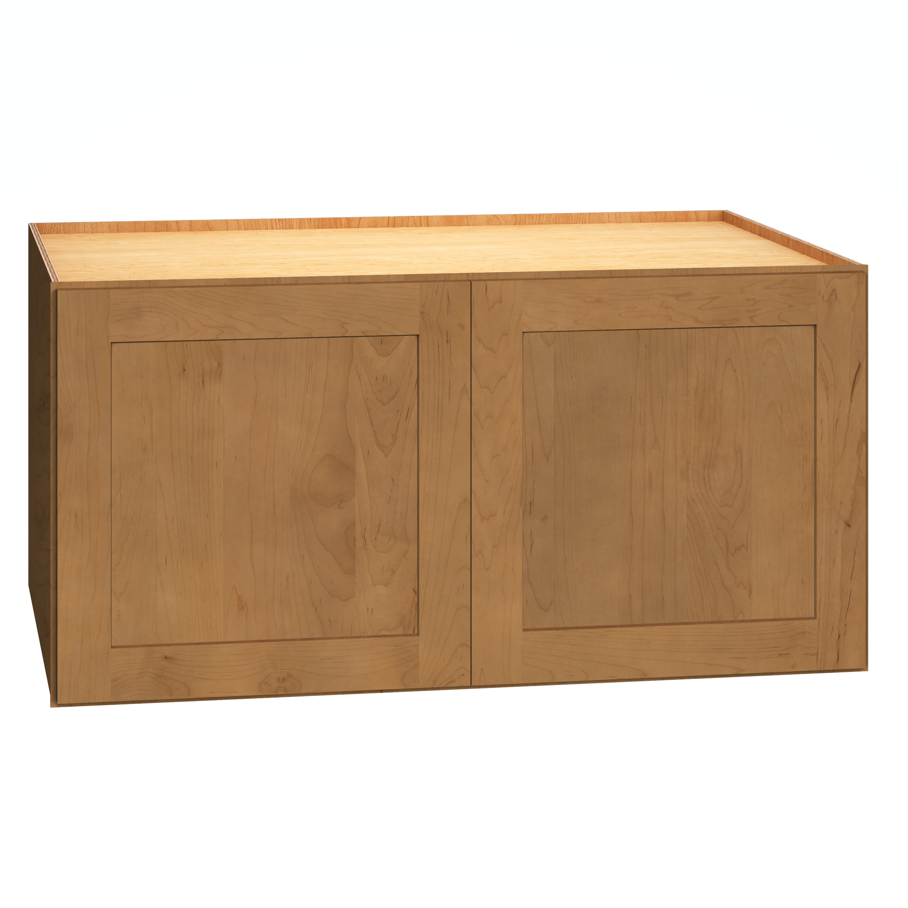 Diamond Express 62L-W361824 Jamestown 36-in W x 18-in H x 24-in D Sahara Brown Wall Fully assembled Plywood Cabinet Recessed Panel Shaker