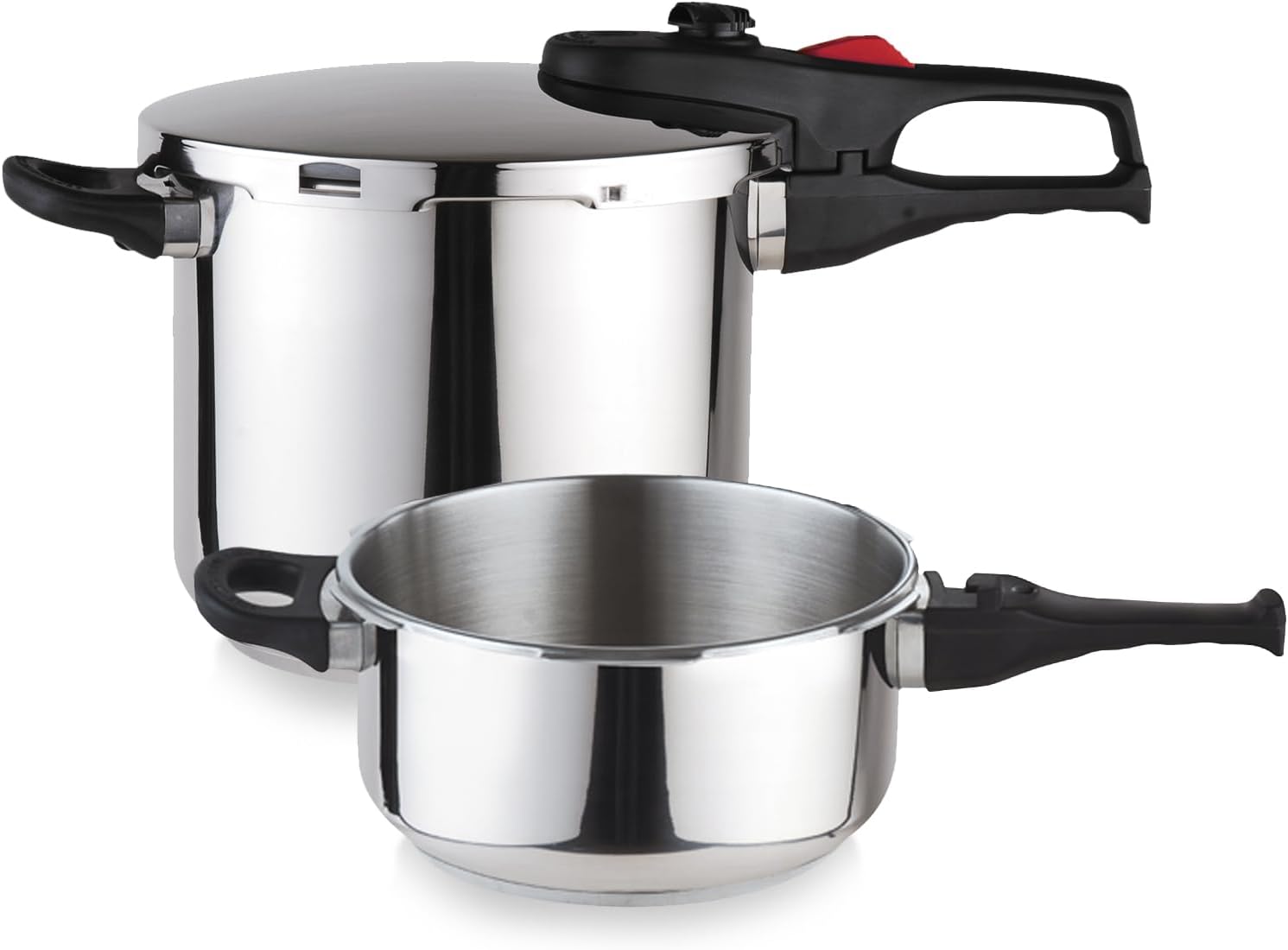 Magefesa  Practika Plus Stainless Steel Pressure Cooker Set - 4.2 and 6.3 Quarts