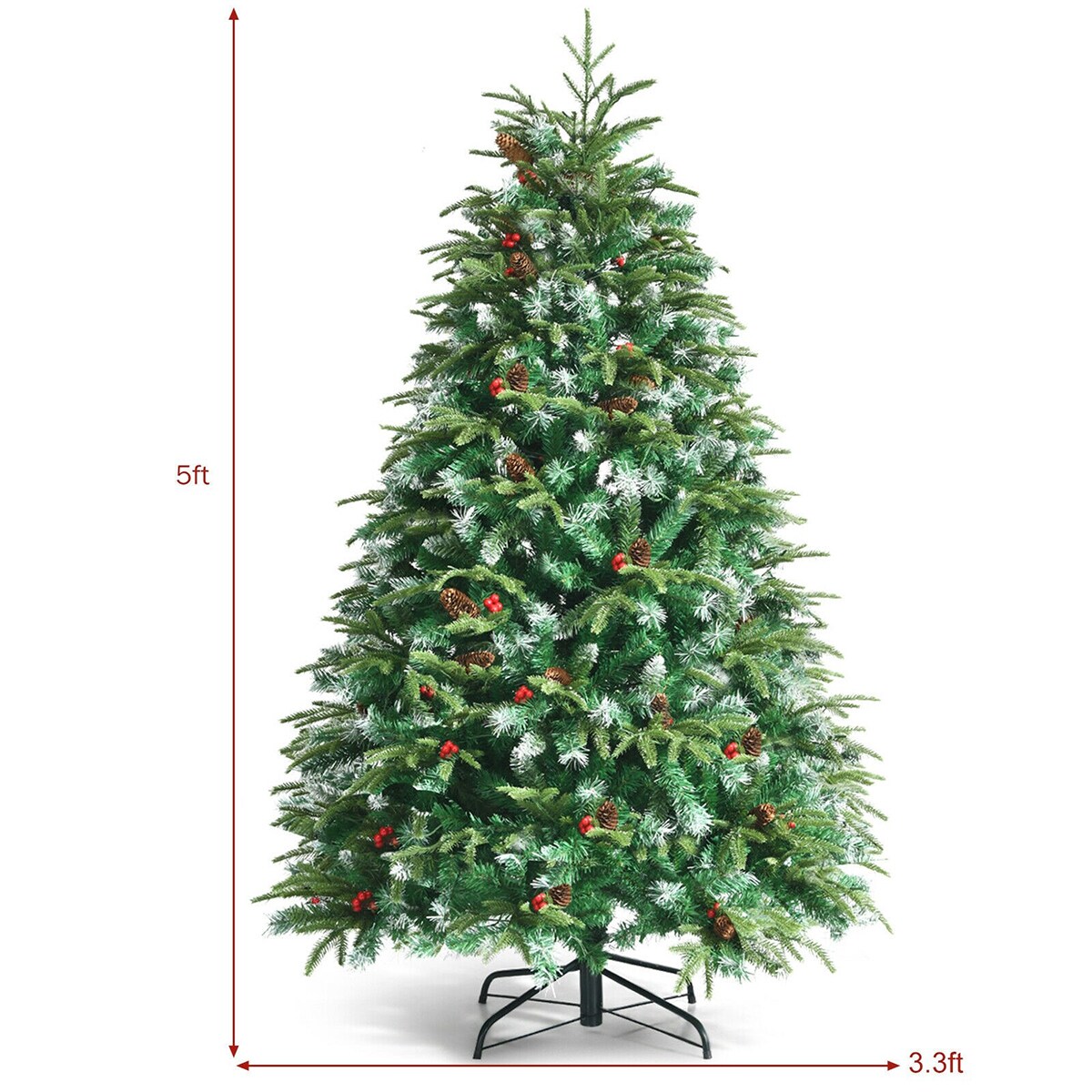 WELLFOR CM-HJY-23600US Artificial-Christmas-Trees - View #7