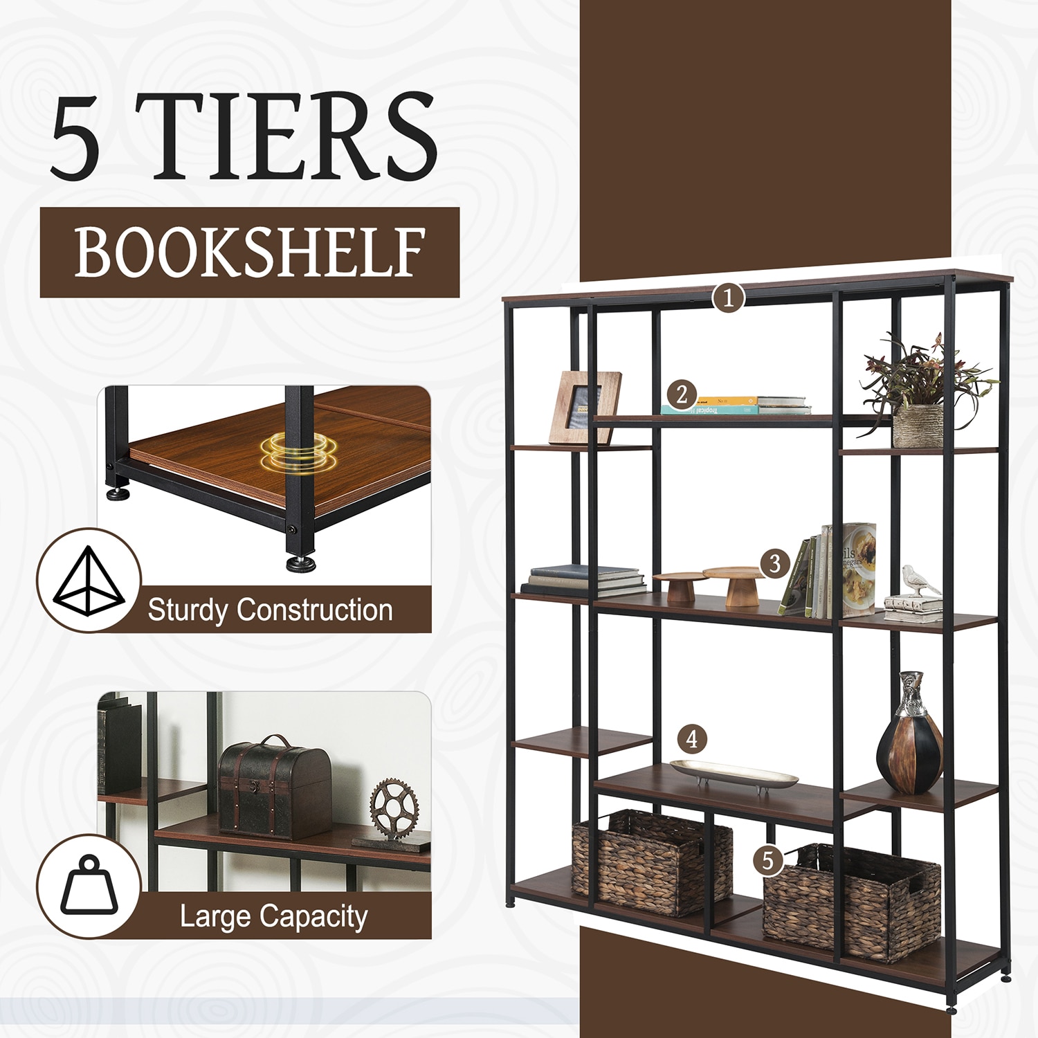 Mondawe MA-N25990BW bookcases - View #8