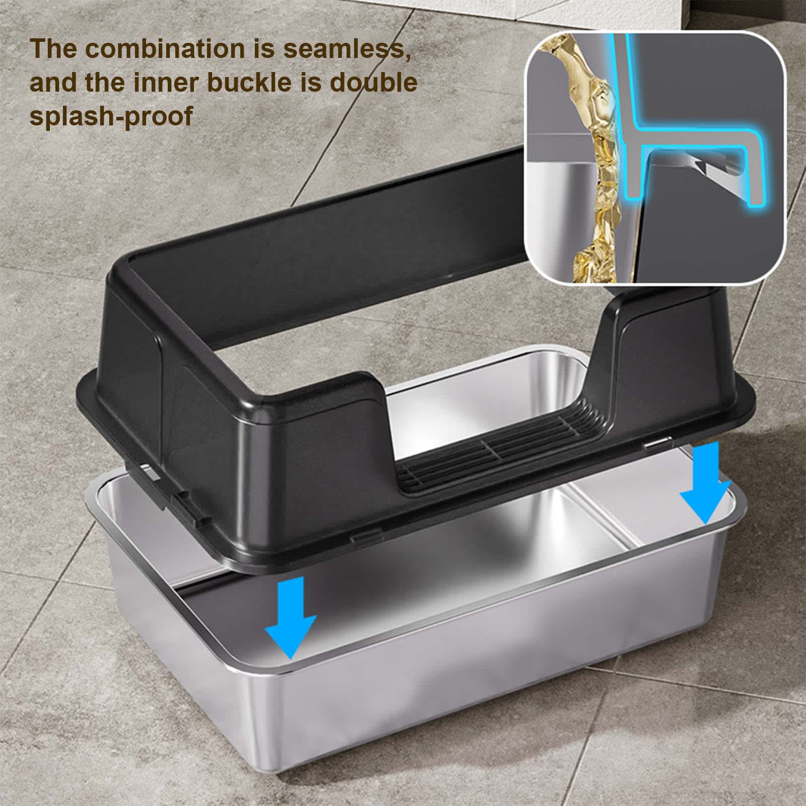 Qeetex NL-PPS-335C4DKN Cat-Litter-Box - View #4