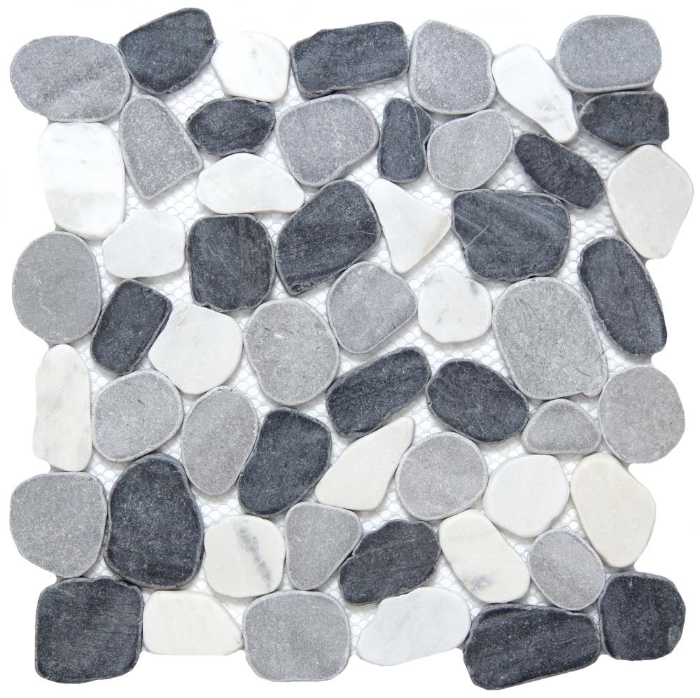 Emser Cultura 10-Pack Gray Natural Stone Border Tile (12-in x 12-in)