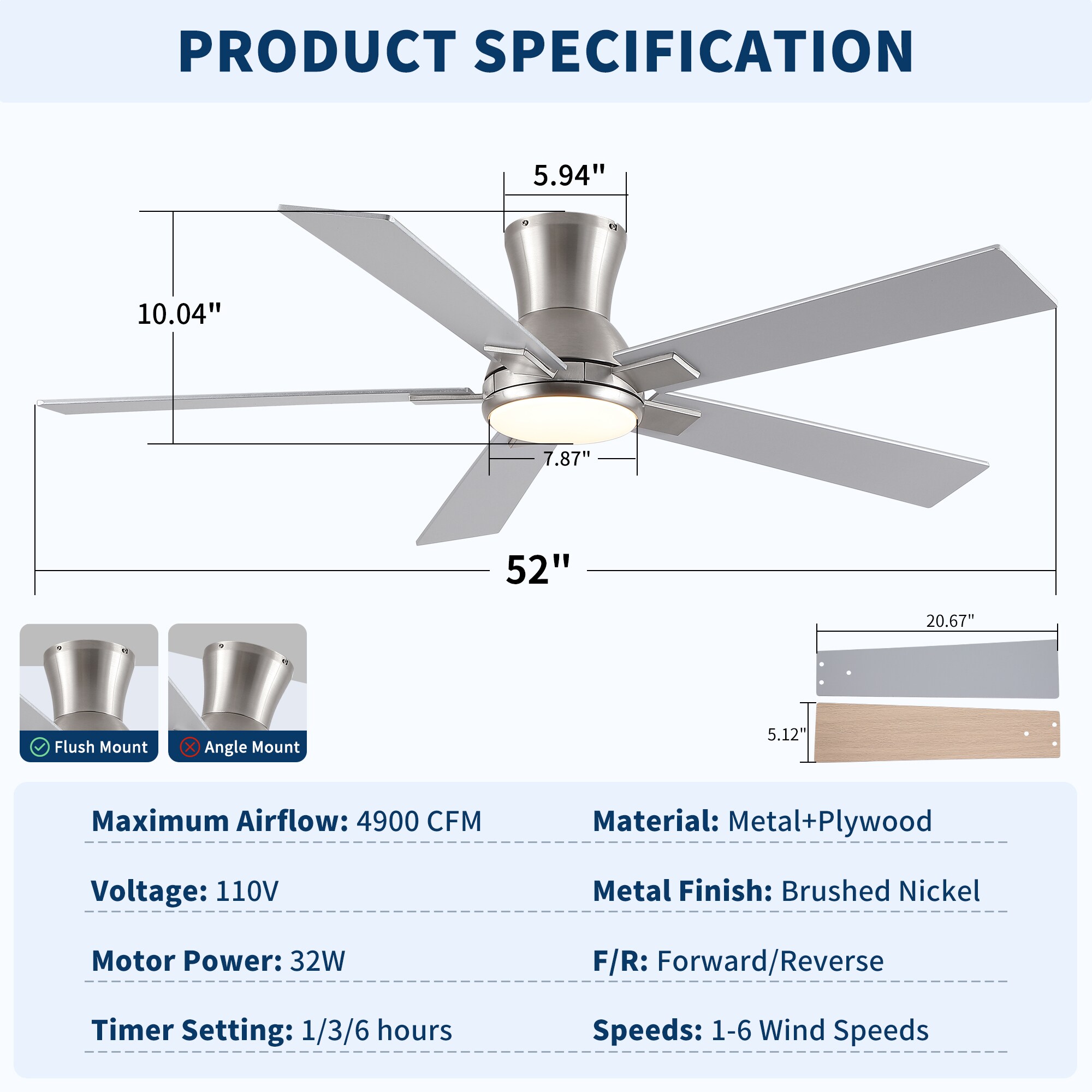 Cuschoice MDHK1-71-CF Ceiling-Fans - View #7