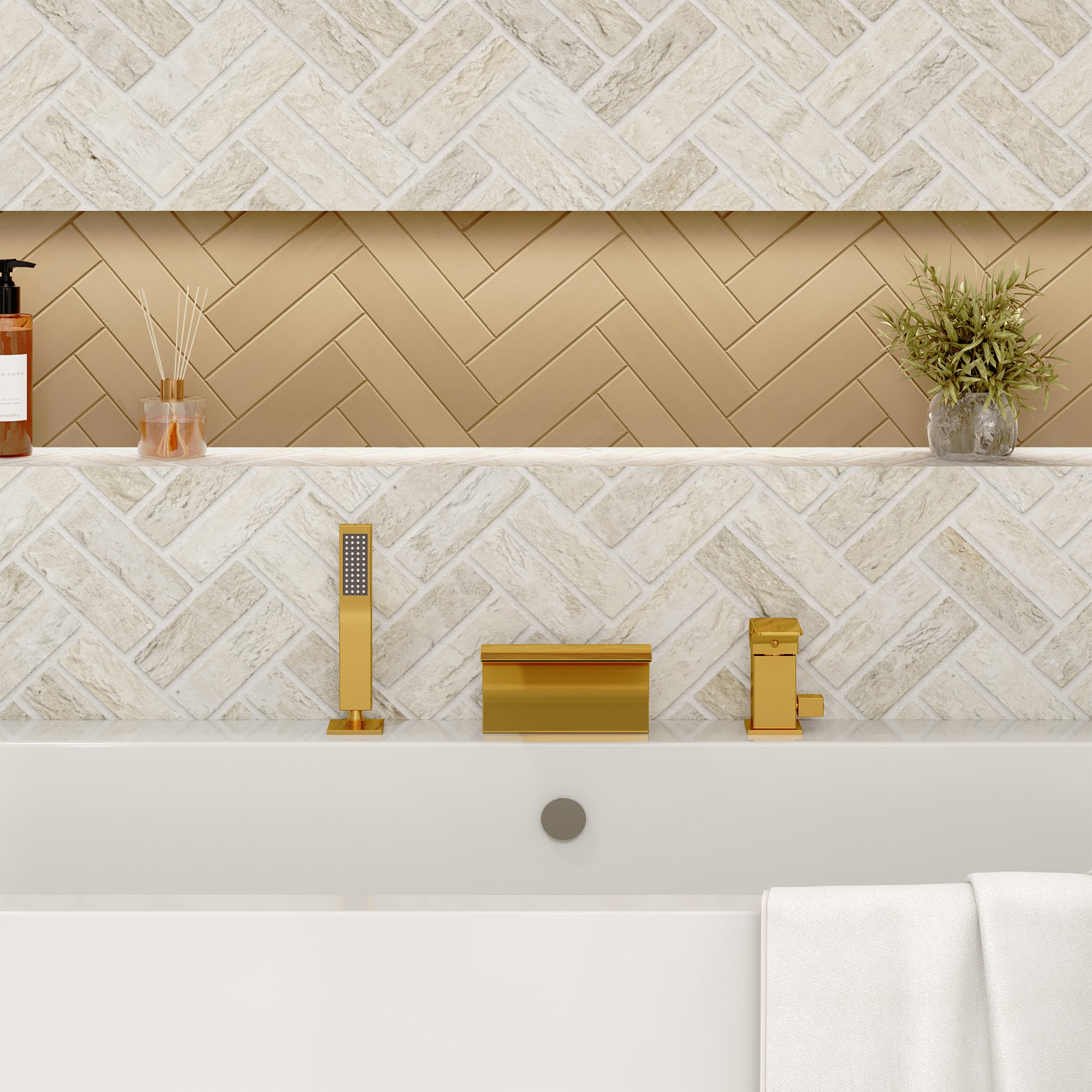 CASAINC WF5164HF-2GD Roman-Tub-Faucets - View #3