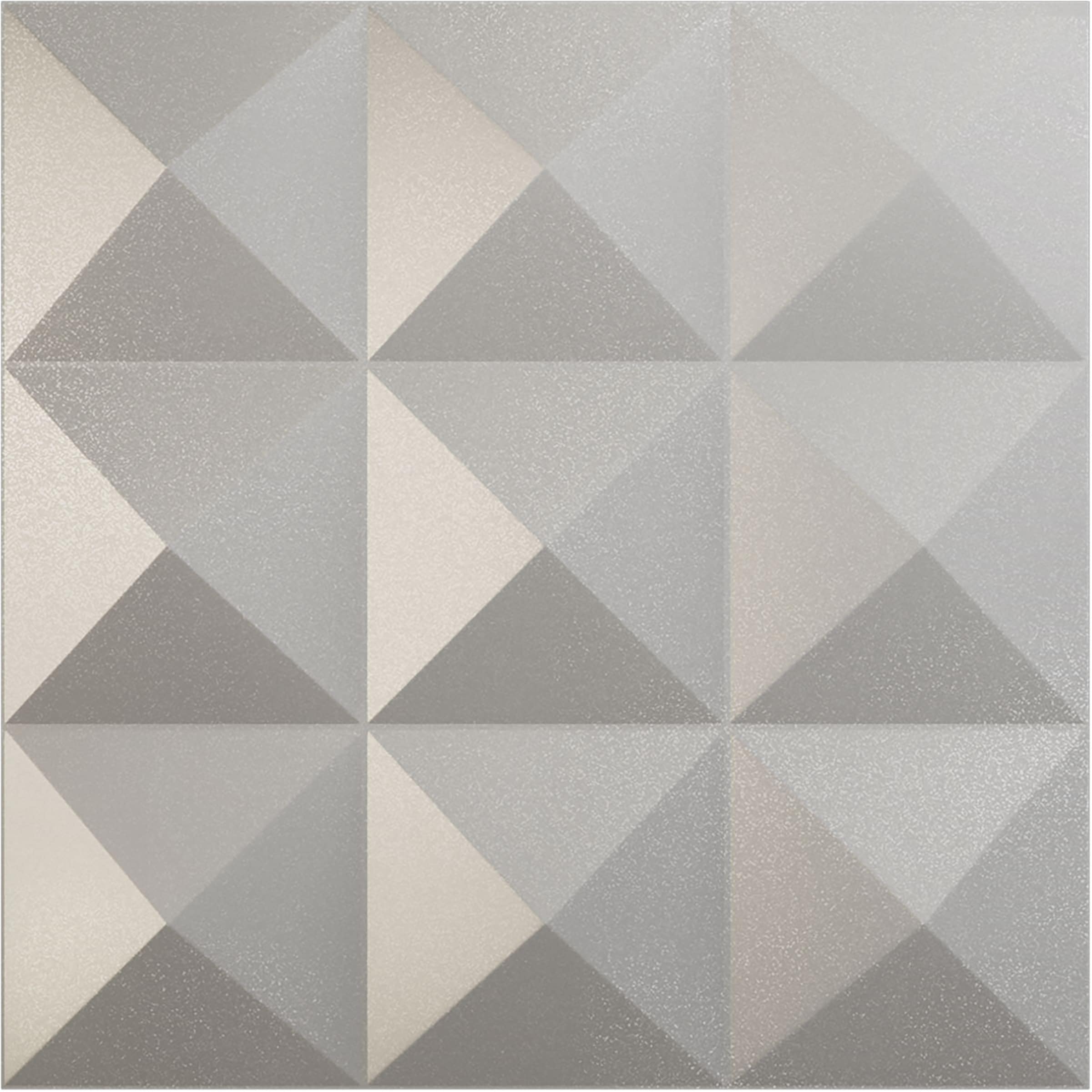 Ekena Millwork WP12X12BEASV 11-7/8-in x 11-7/8-in Embossed Paintable/Stainable Silver PVC Wall Panel ( 0.98-sq ft )