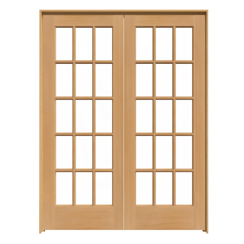 15 Lite Glass French Door (French/Double Doors) by Designer Doors