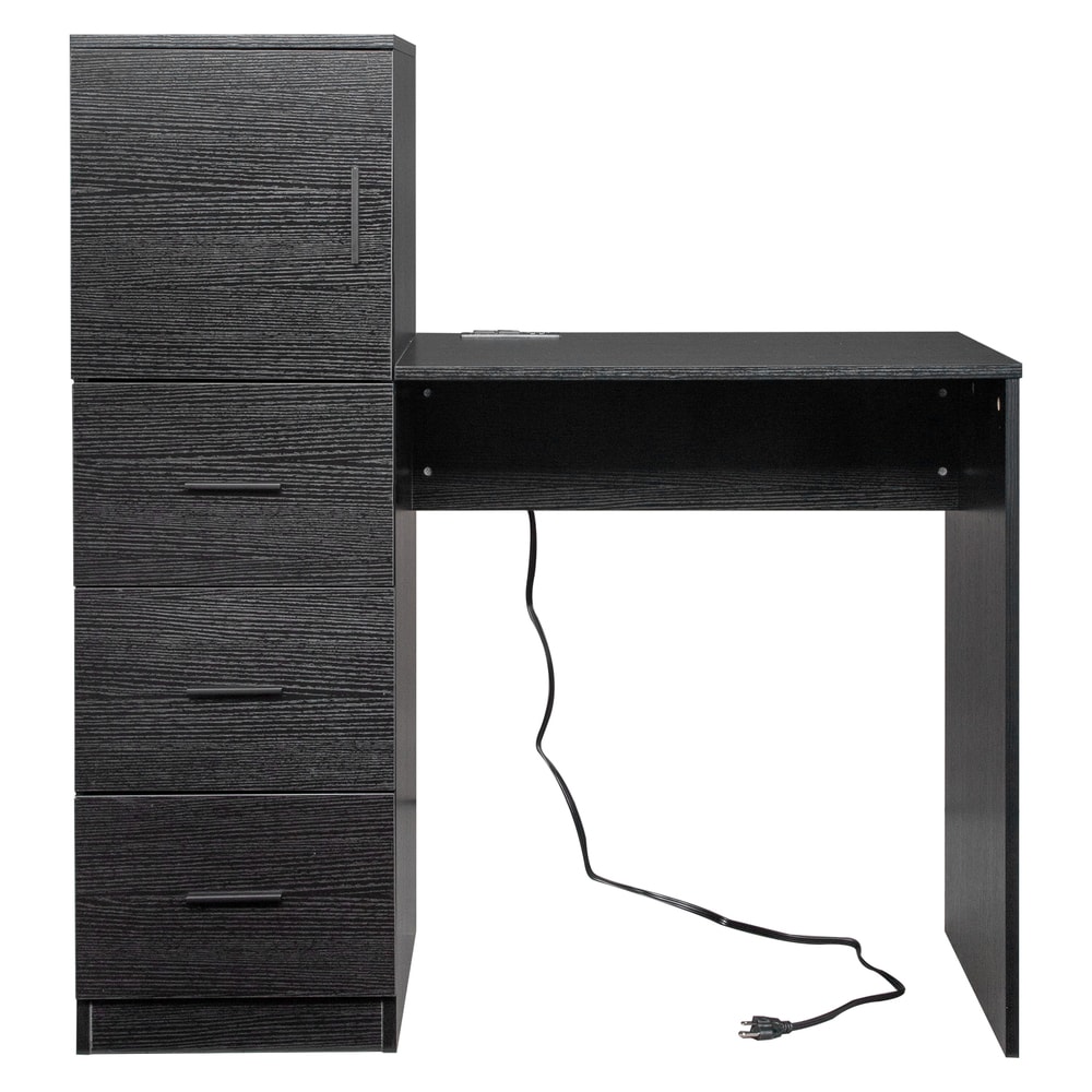 Winado LO1G52003786 26.7-in Black Modern/Contemporary Computer desk