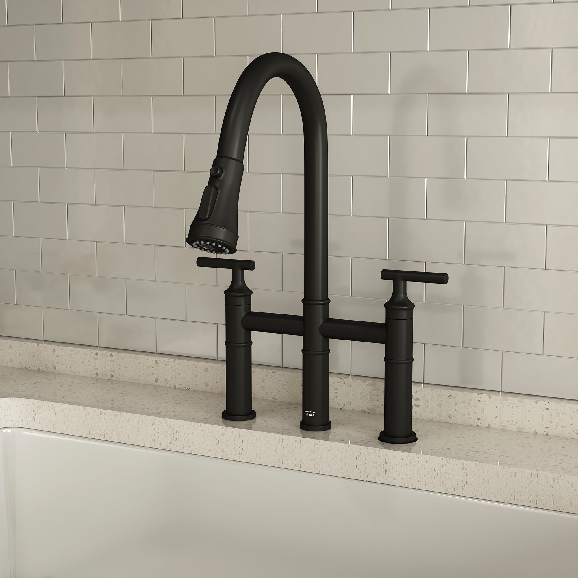 Mondawe OR-SP02MB-DG Kitchen-Faucets - View #4