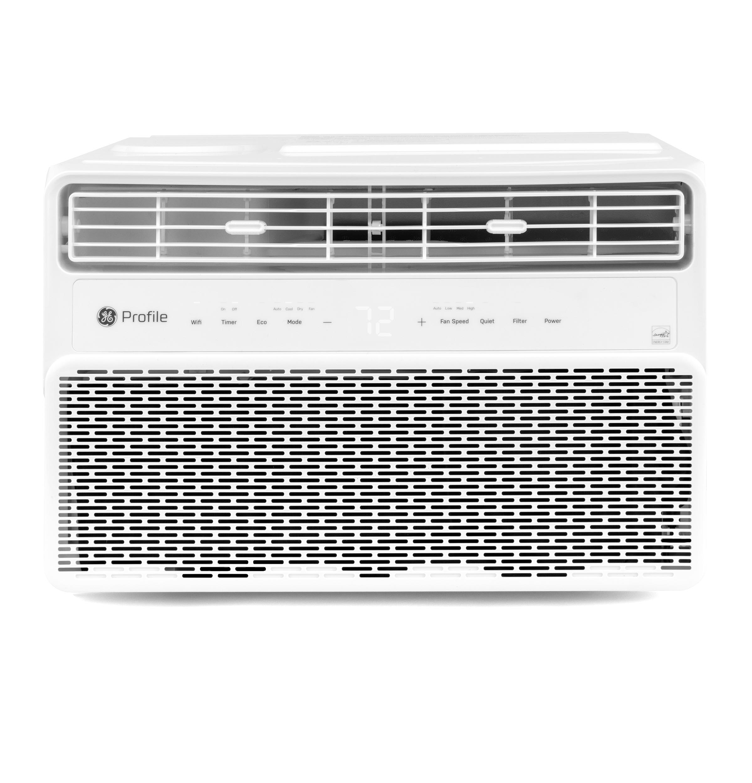 Ge 350 Sq Ft Window Air Conditioner With Remote 115 Volts 8000 Btu Energy Star Wi Fi Enabled 1415