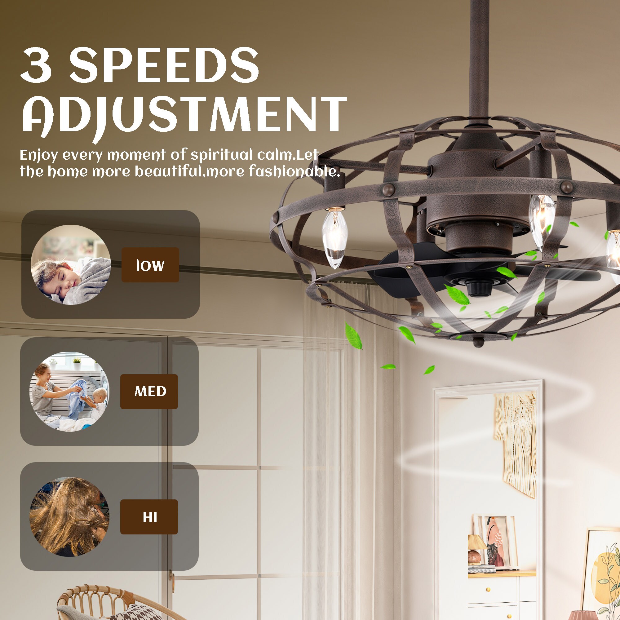 Sunrinx MG37-1-CF-17 Ceiling-Fans - View #5