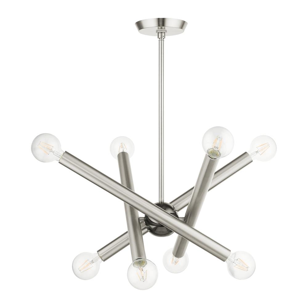 Stafford 8-Light Brushed Nickel Sputnik Chandelier