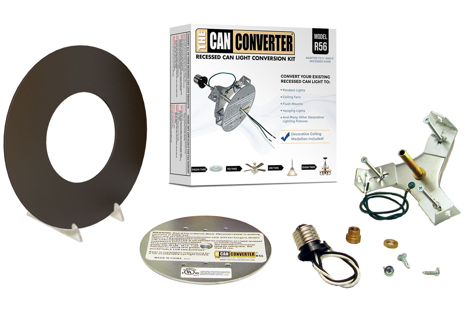 The Can Converter 7-in Incandescent Remodel or New Construction 