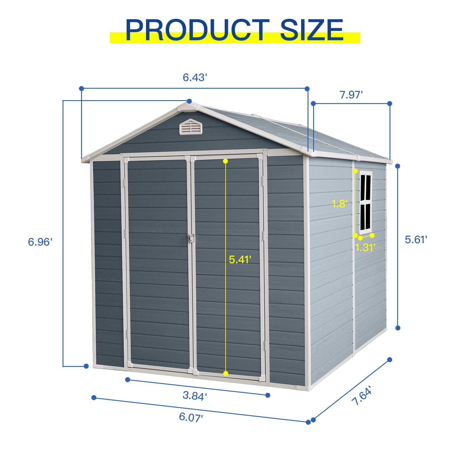 Mondawe MD-WWC00021 Vinyl-Resin-Storage-Buildings - View #8