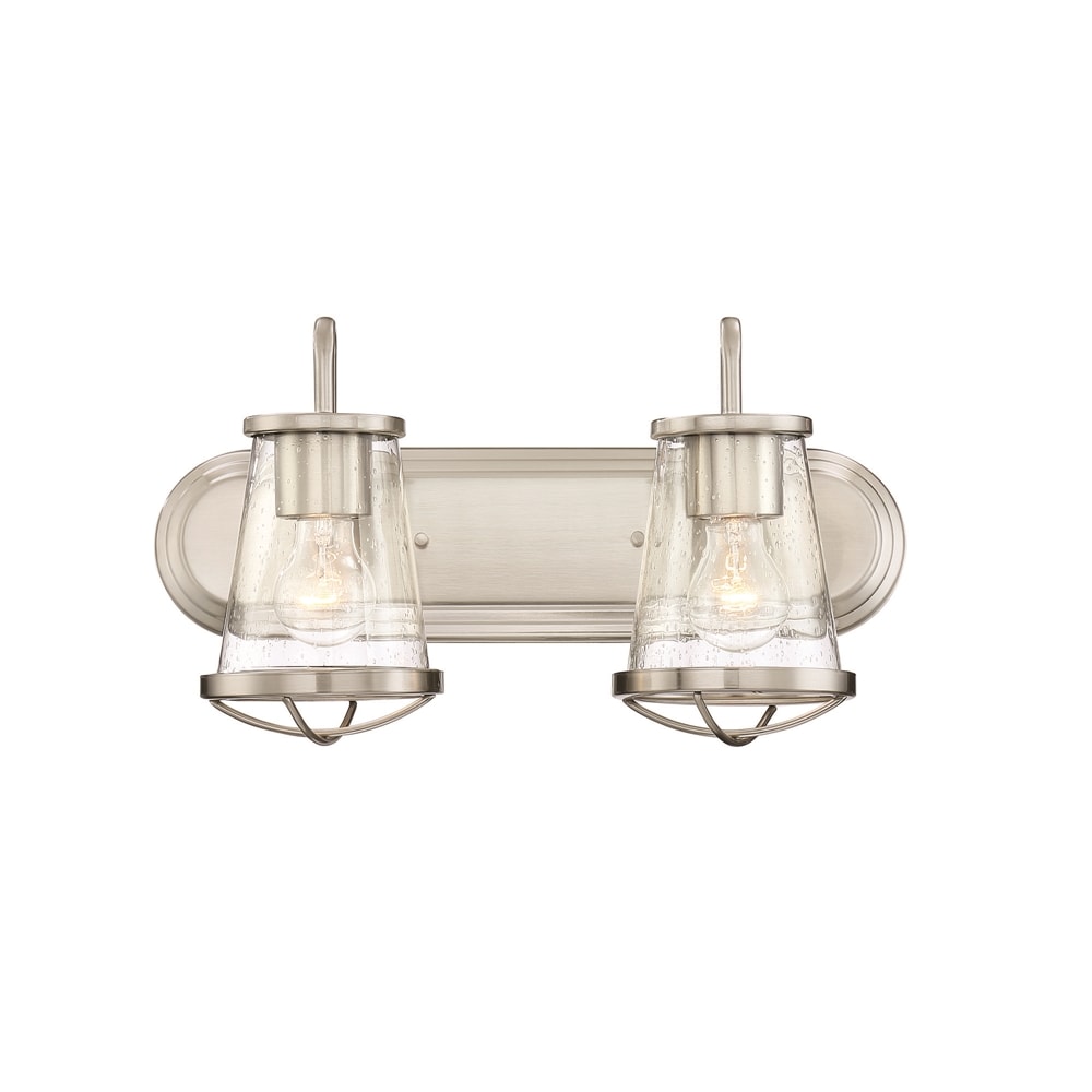 Designers Fountain 87002-SP Darby 18-in 2 -Light Satin Chrome Transitional Vanity light
