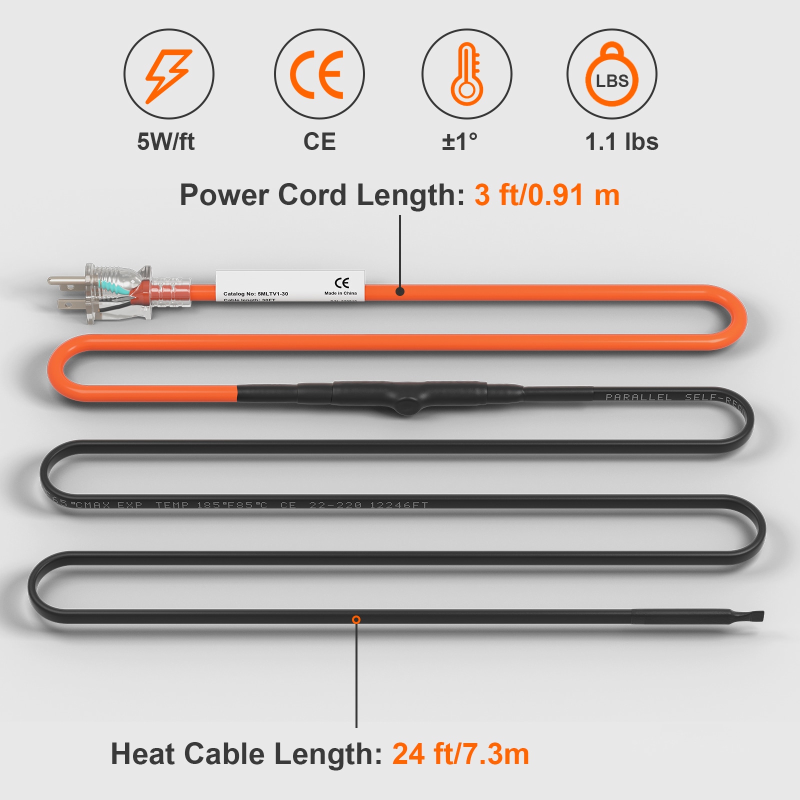 VEVOR SCZDWGDJRDLD01546V1 Tubular-Pipe-Wrap - View #7