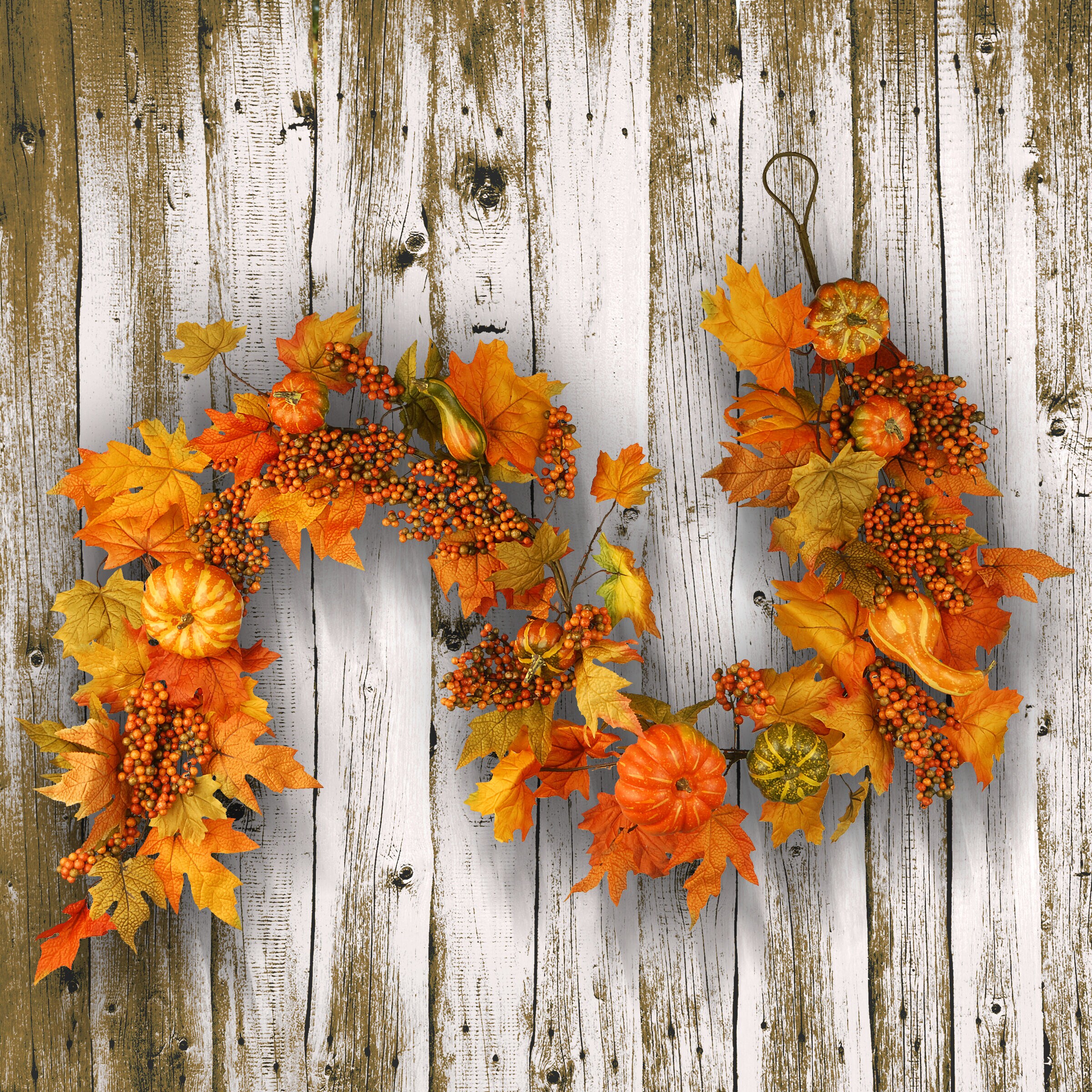 National Tree Company RAHV-G060202A Artificial-Thanksgiving-Wreaths - View #2