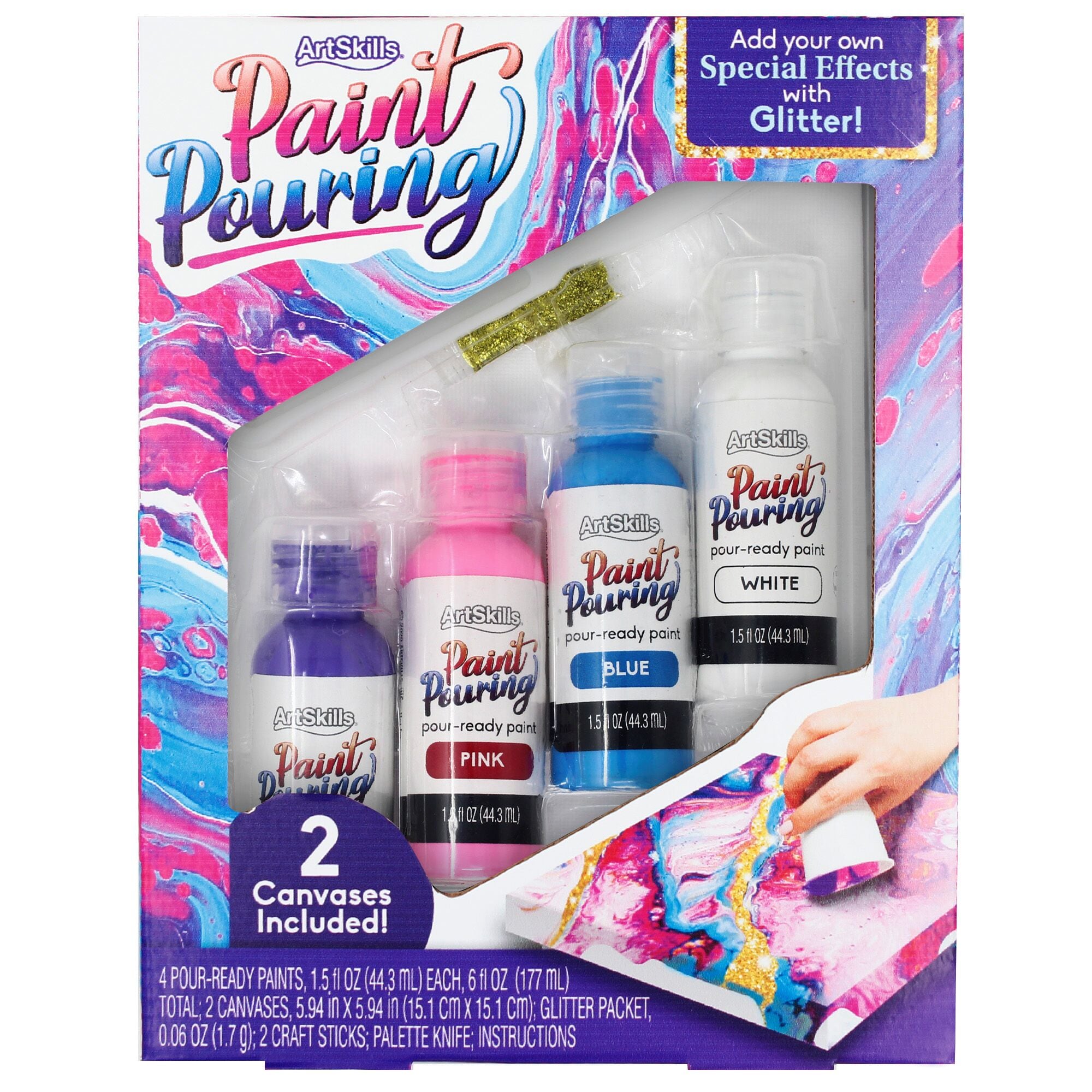 ArtSkills Mess-Free Paint Pouring Kit