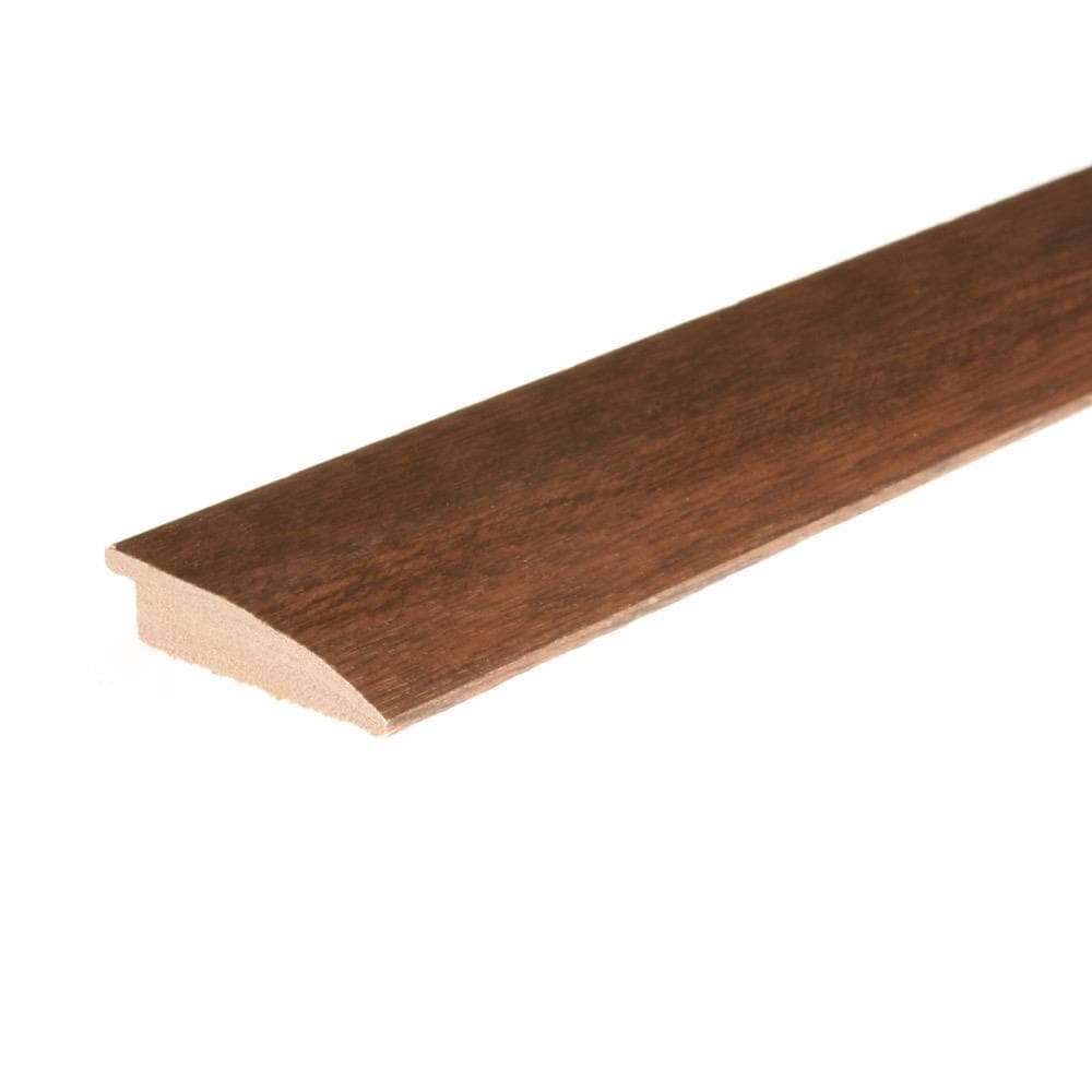 Flexco Dark Amber/Chestnut 0.375-in T x 1.5-in W x 78-in L Solid Wood ...