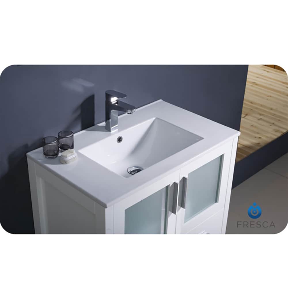 Fresca FCB6230WH-I Bath-Vanity-Combo - View #11