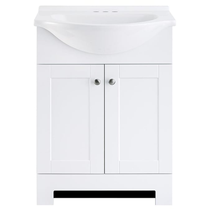 White Single Sink Bathroom Vanity With, 65 67 Inch Bathroom Vanity Single Sink