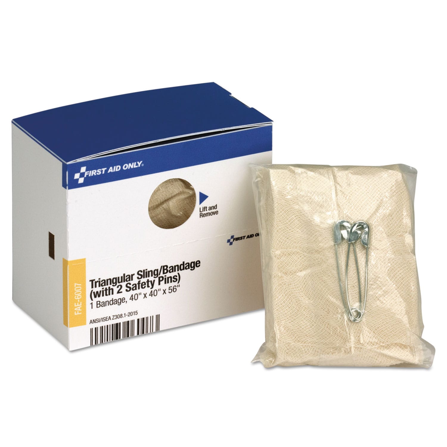 First Aid Only SmartCompliance Triangular Sling/Bandage 40 x 40 x 56
