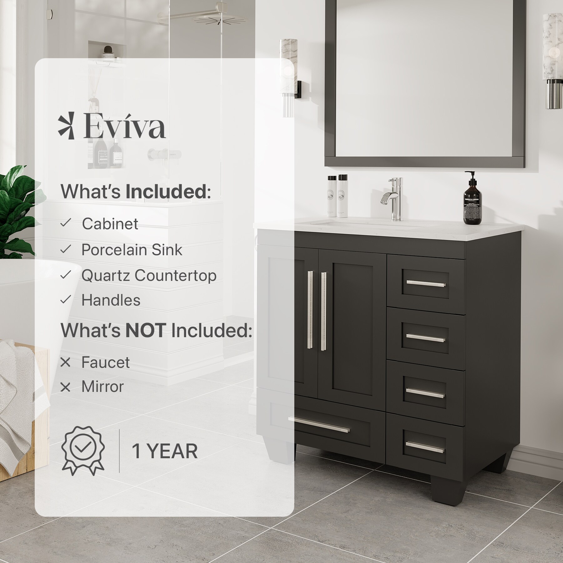 Eviva EVVN999-30ES-Q Bath-Vanity-Combo - View #7