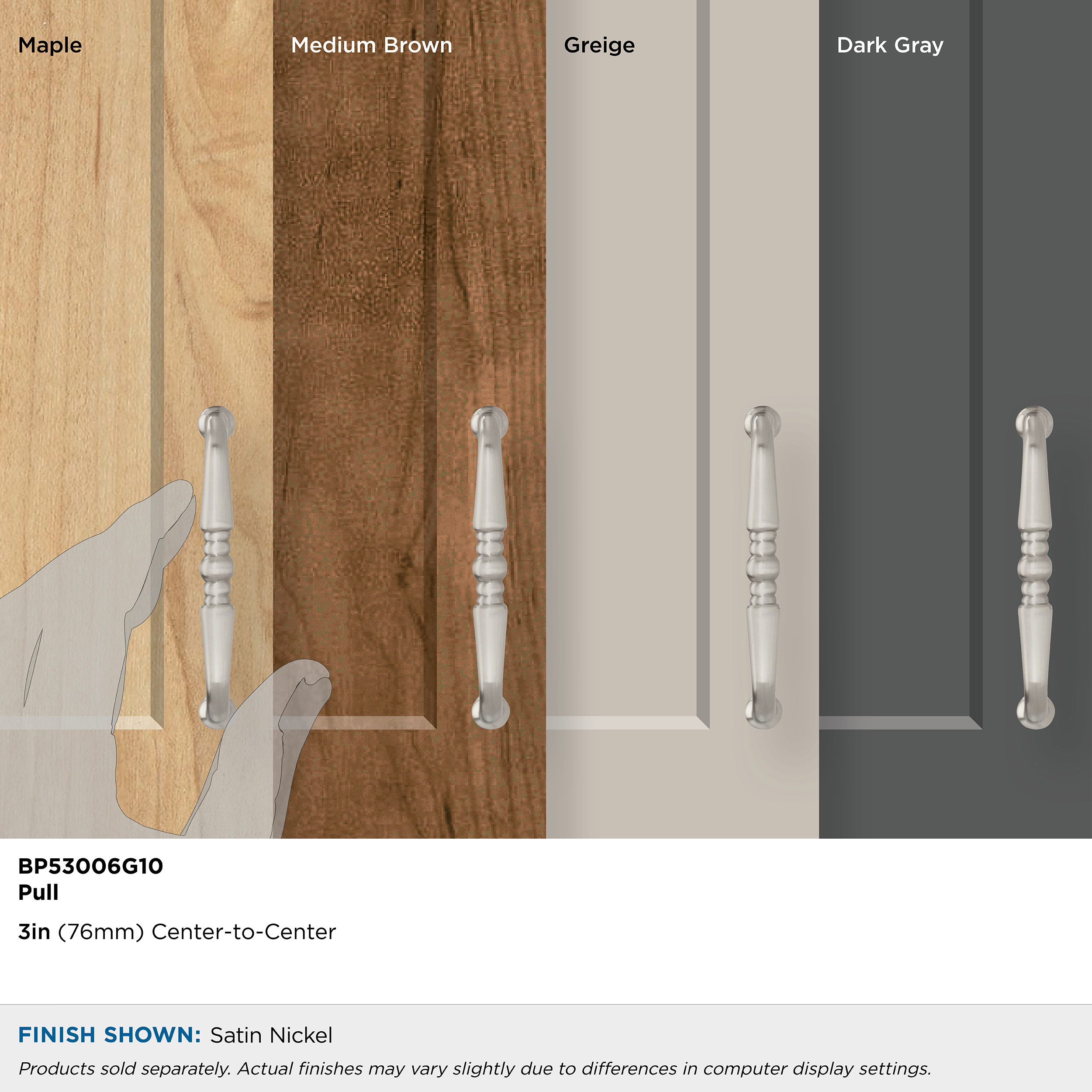 Amerock BP53006G10 Cabinet-Pulls - View #5
