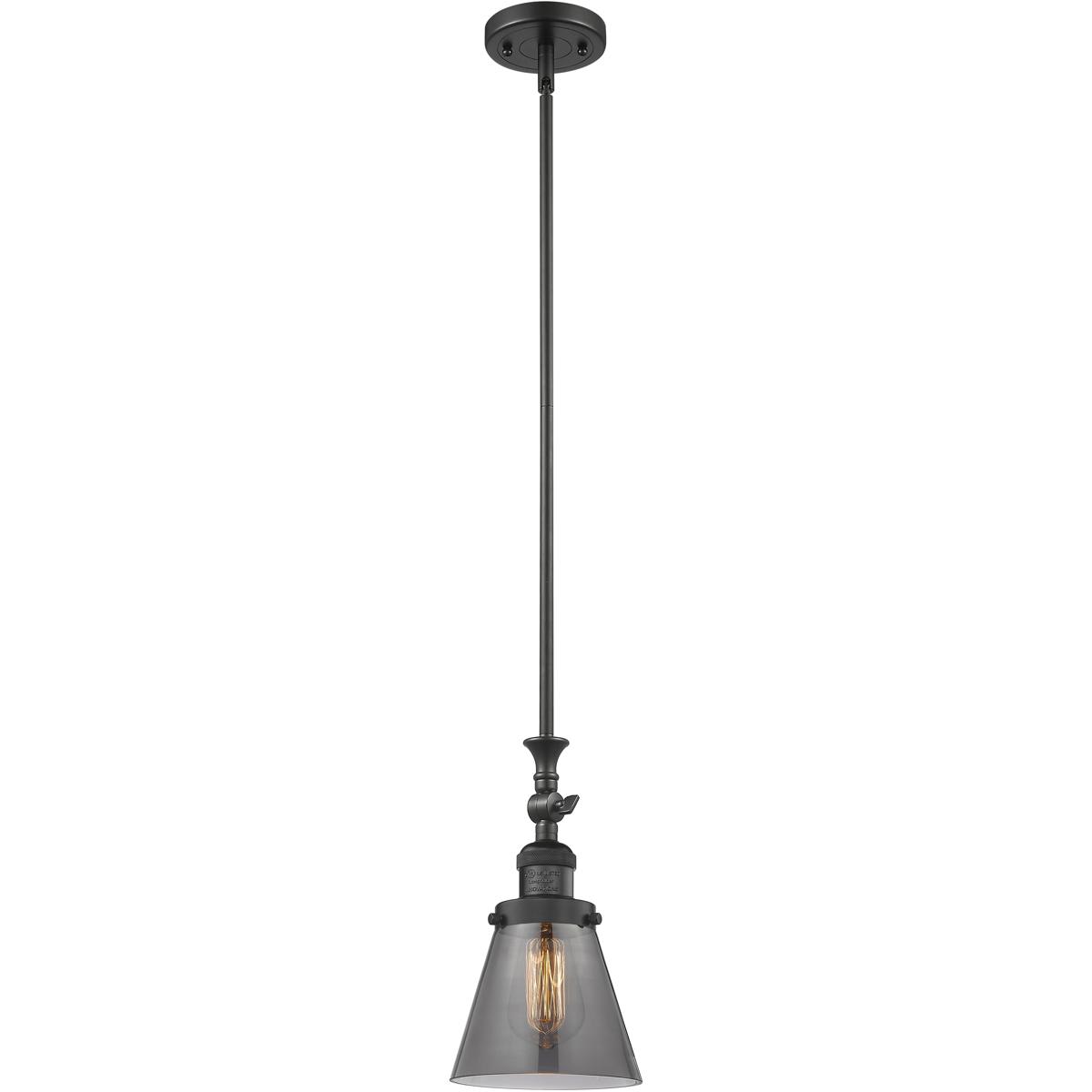 Innovations Lighting 206-BK-G63-LED 206-BK-G63-LED Franklin Restoration Cone Mini Pendant