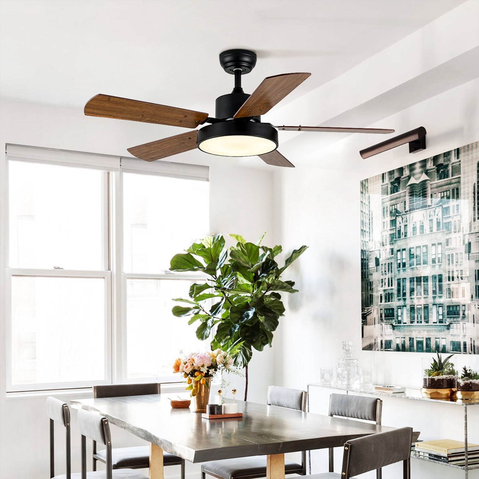 Flynama W1134-44WOODBLADES5 Ceiling-Fans - View #9