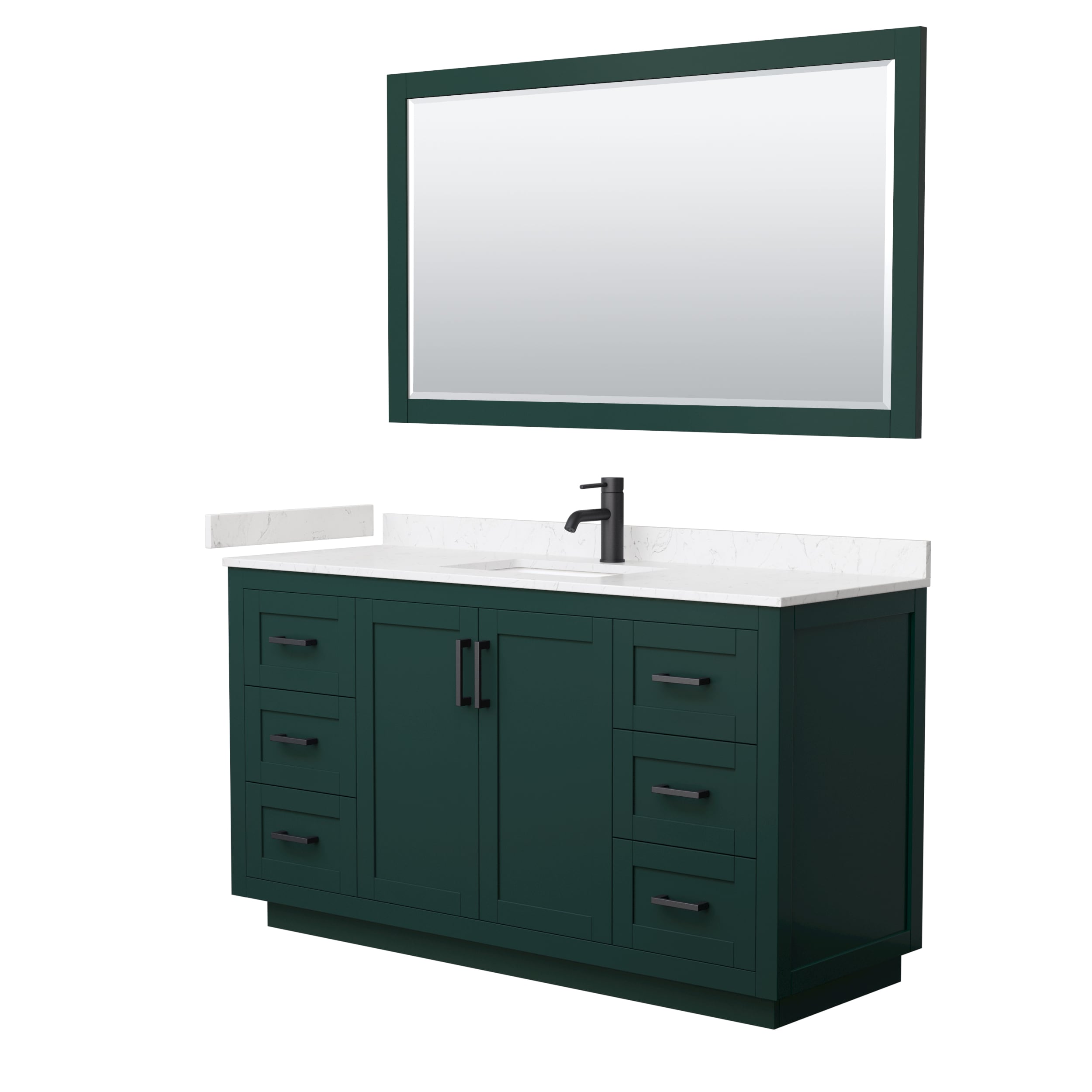 Wyndham Collection WCF292960SGKC2UNSM58 Bath-Vanity-Combo - View #2