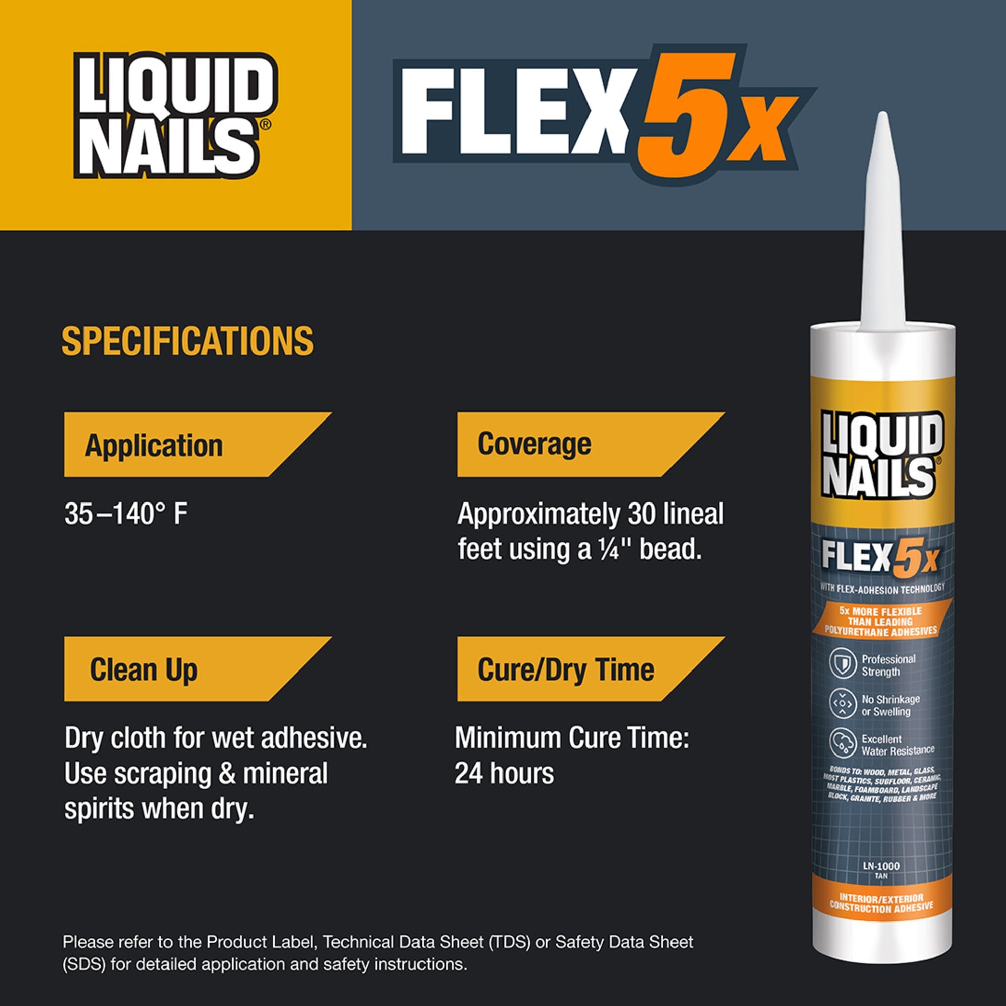 LIQUID NAILS LN-1000 12PK Construction-Adhesive - View #5