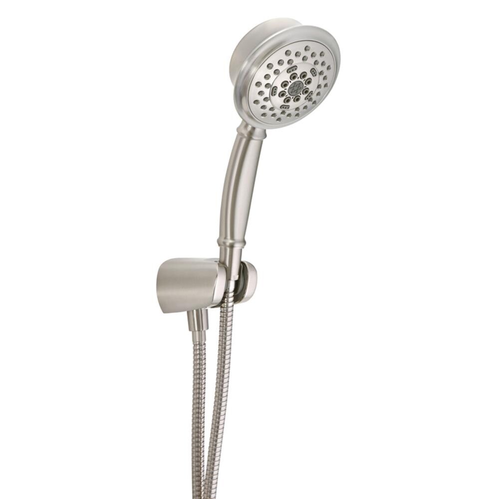 Danze Surge Brushed Nickel Round Handheld Shower Head 2.5-GPM (9.5-LPM ...