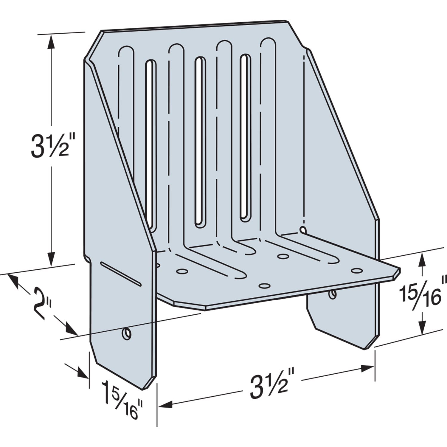 Simpson Strong-Tie HTC4 Trusses-And-Rafter-Ties - View #3