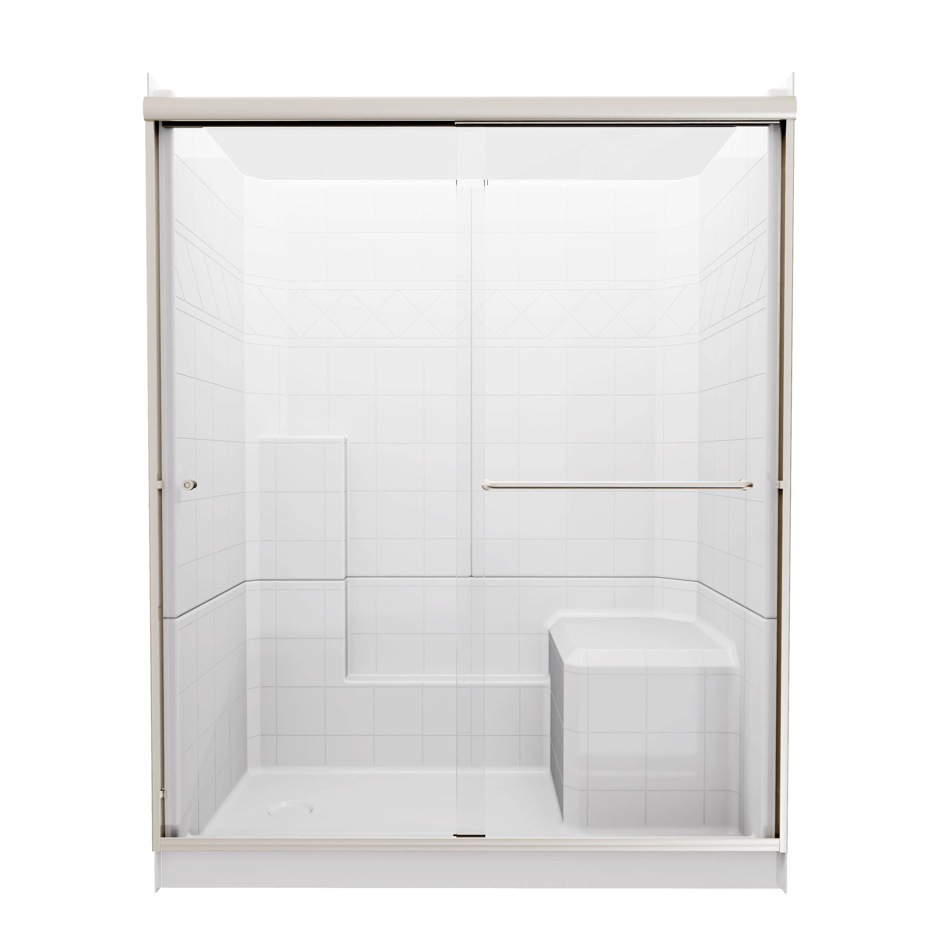 Laurel Mountain LM6032SH1S3PRWB1 Alcove-Shower-Kit - View #2