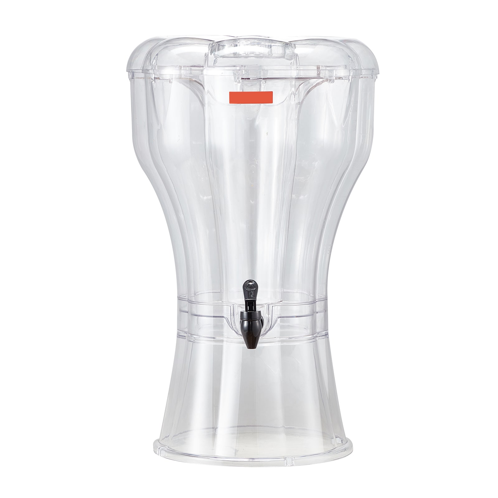 GIVIMO 3.4-Gal Beverage Dispenser with No-Drip Spigot in Transparent BPA-Free PC Drink Dispenser for Iced Tea Lemonade Juice and Water at Restaurants Hotels and Parties