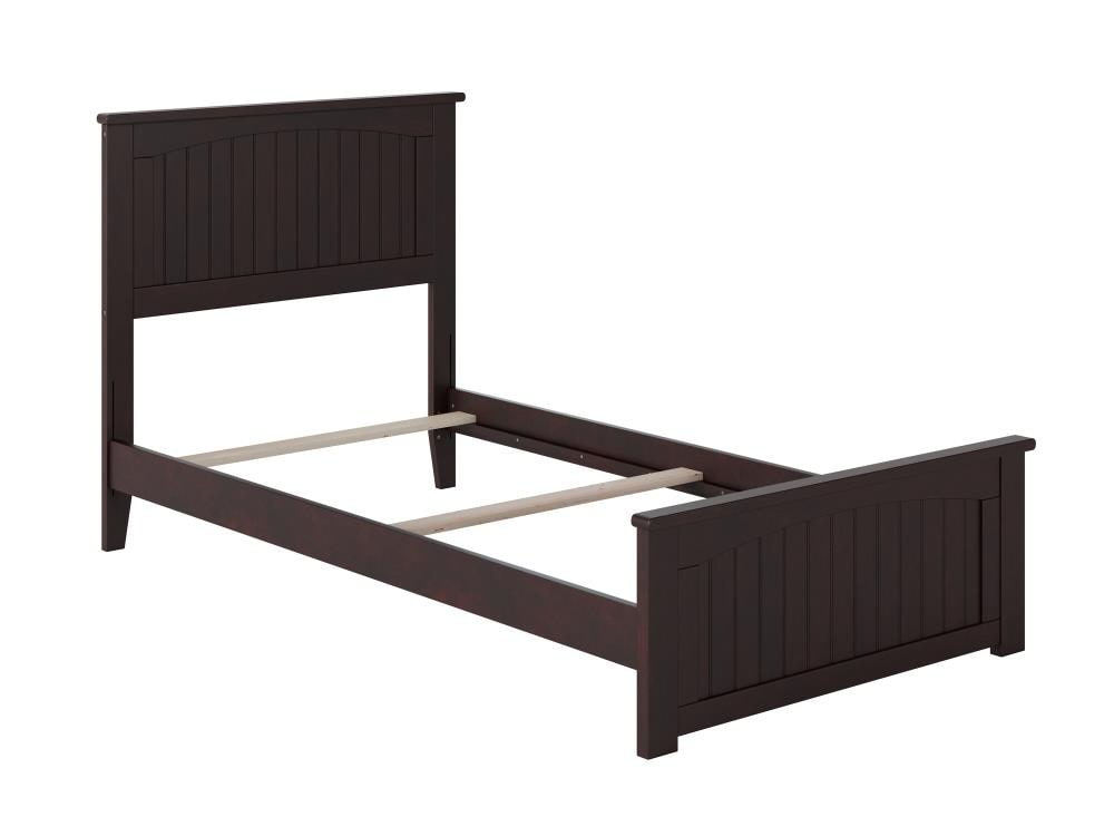 Atlantic Furniture Nantucket Espresso, Espresso Twin Bed Frame