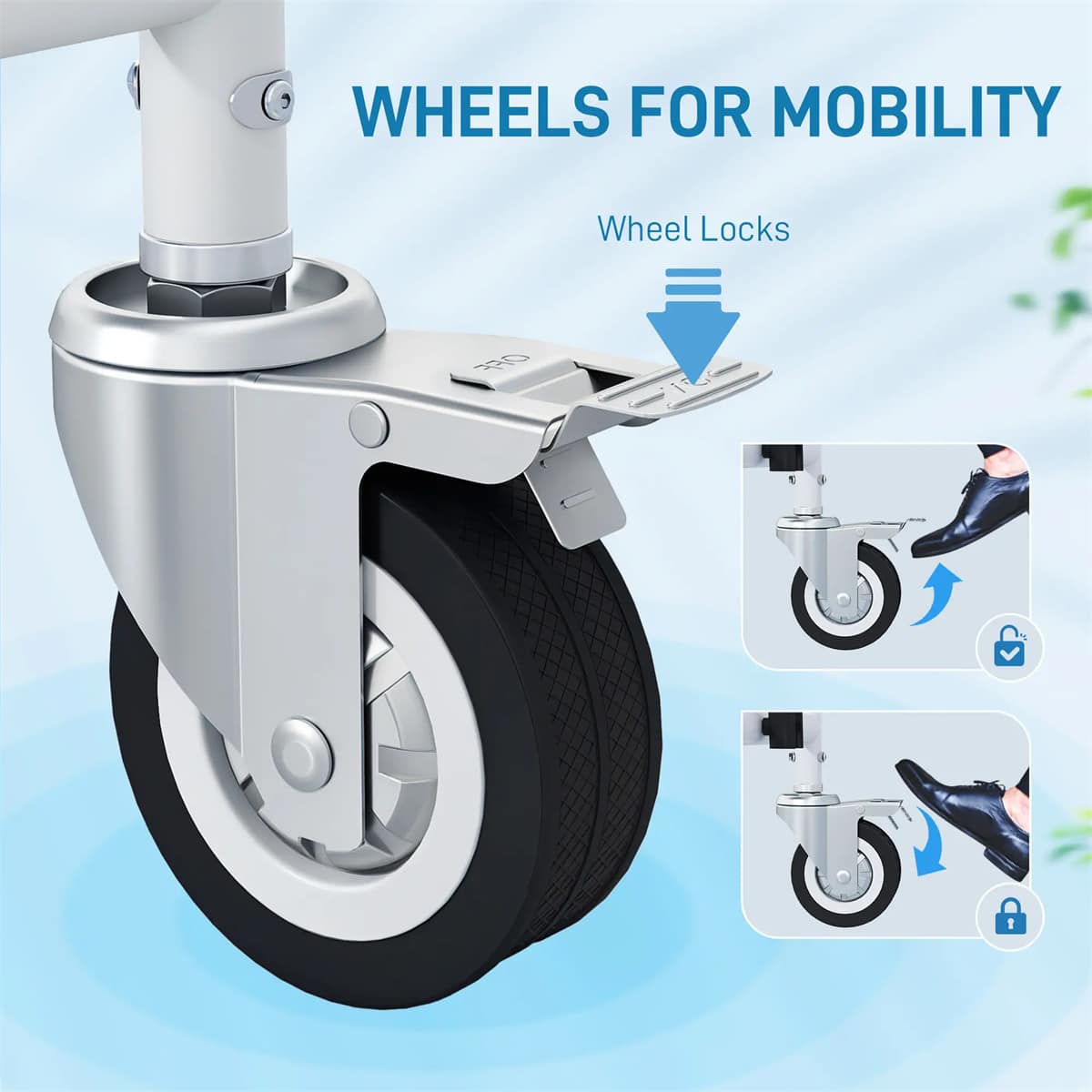 Yescom D38CWC001-TB-06-LO Walkers-Wheelchairs-Rollators - View #5