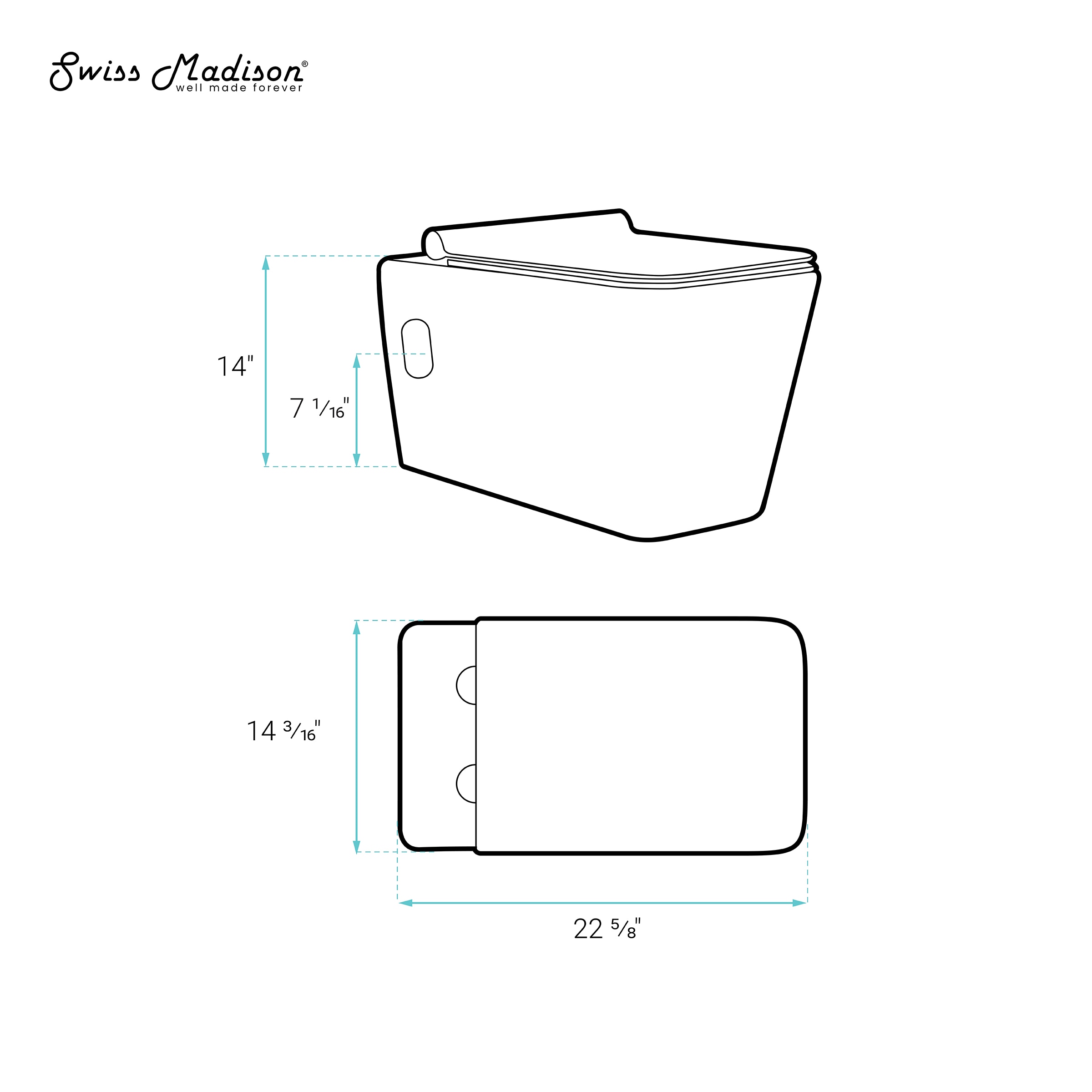 Swiss Madison SM-25-BFBAS03WH Toilet-Bowls - View #7