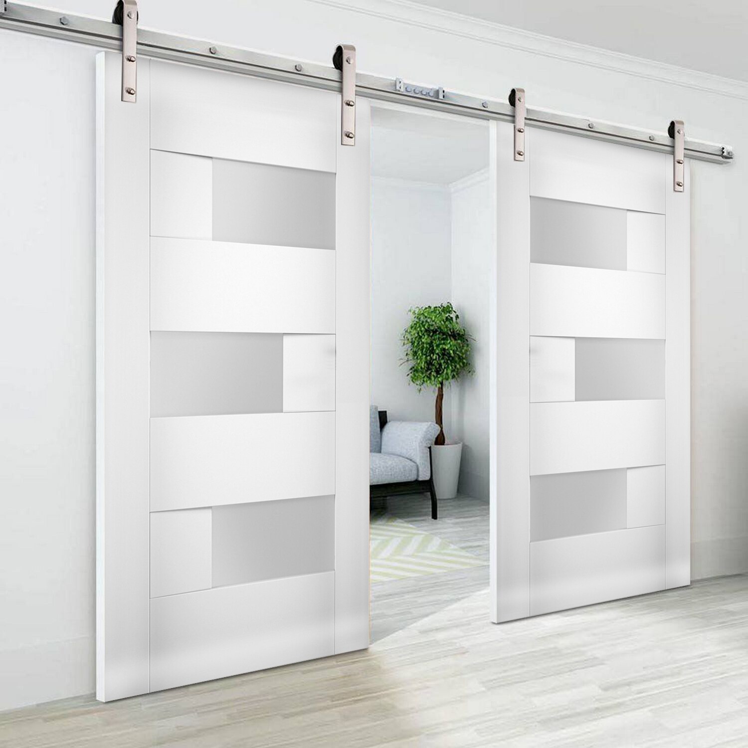 SARTODOORS SETE6933DB-S-WS-5684 Barn-Doors - View #5